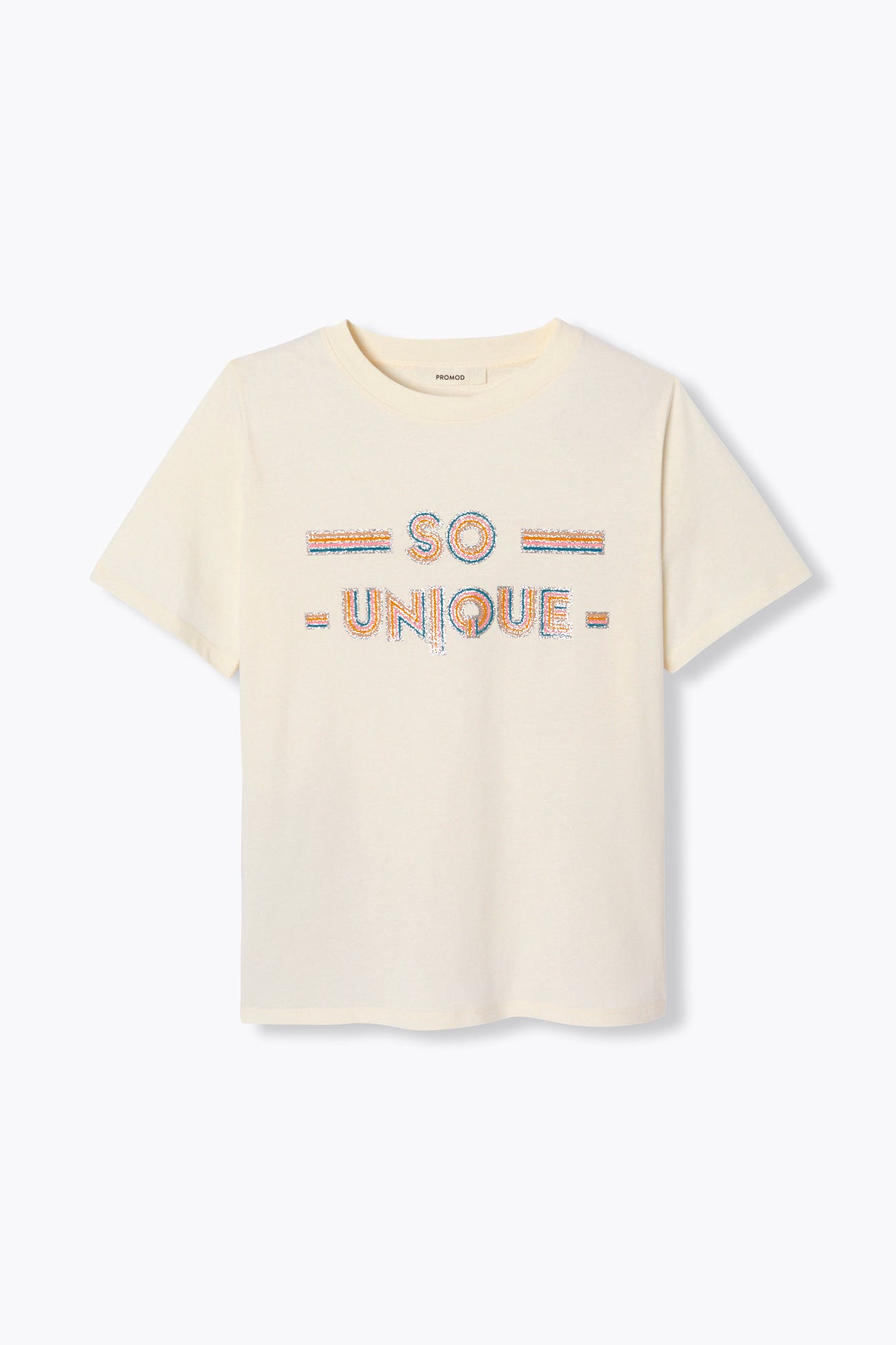 T-shirt à message "so unique"