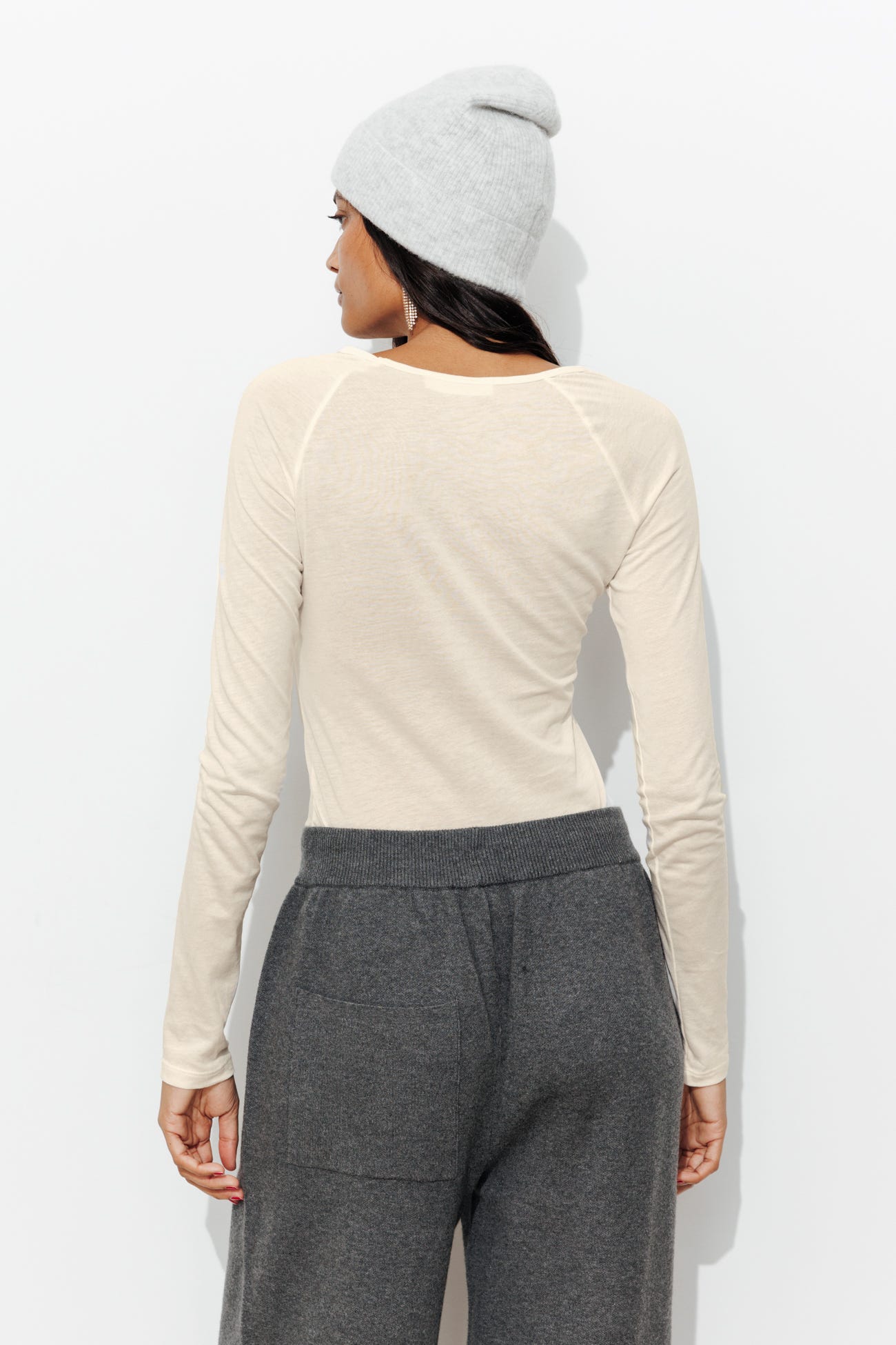 T-shirt sottile manica lunga