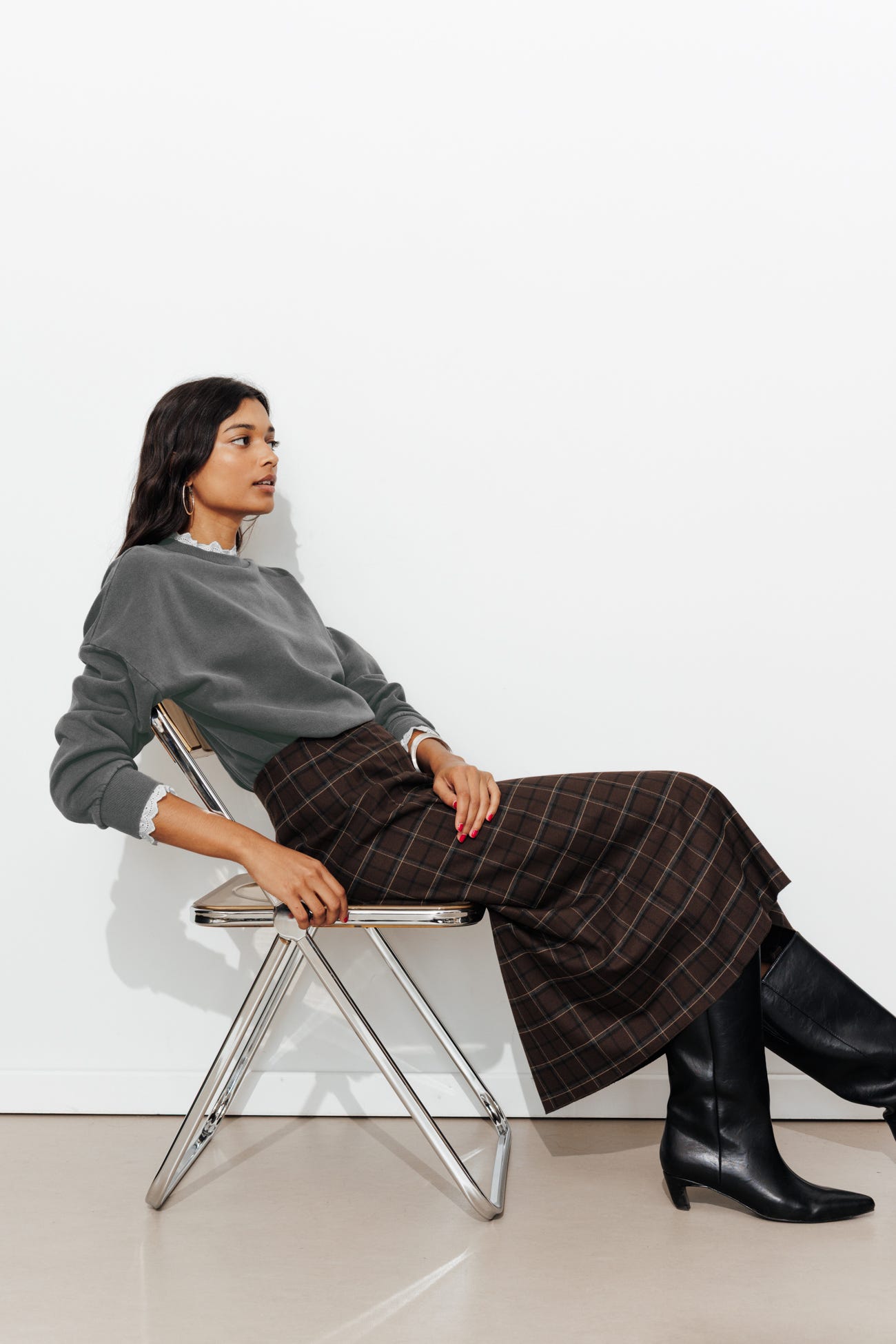 Sweatshirt im Lagenlook
