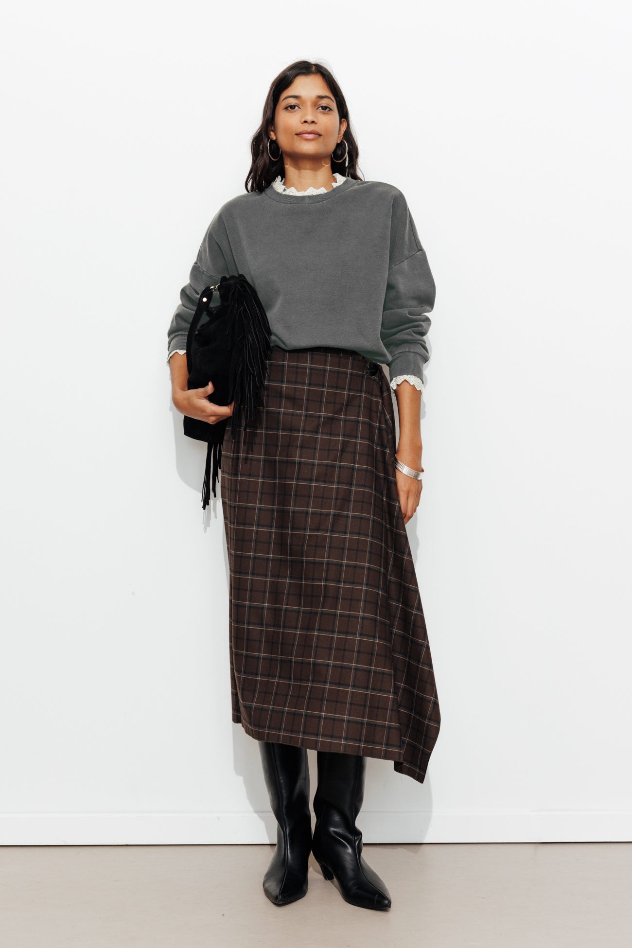 Sweatshirt im Lagenlook