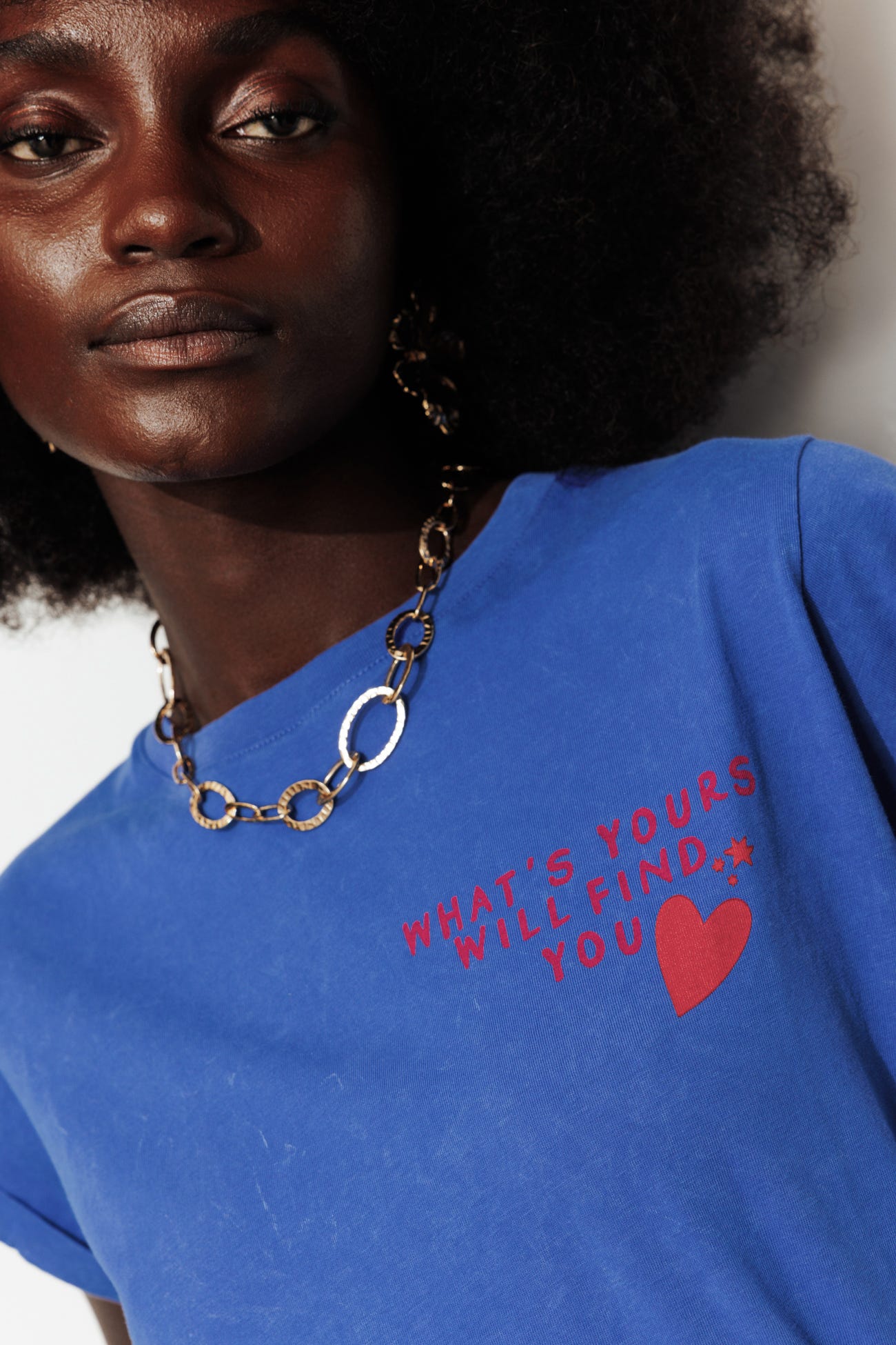 Heart slogan t-shirt 