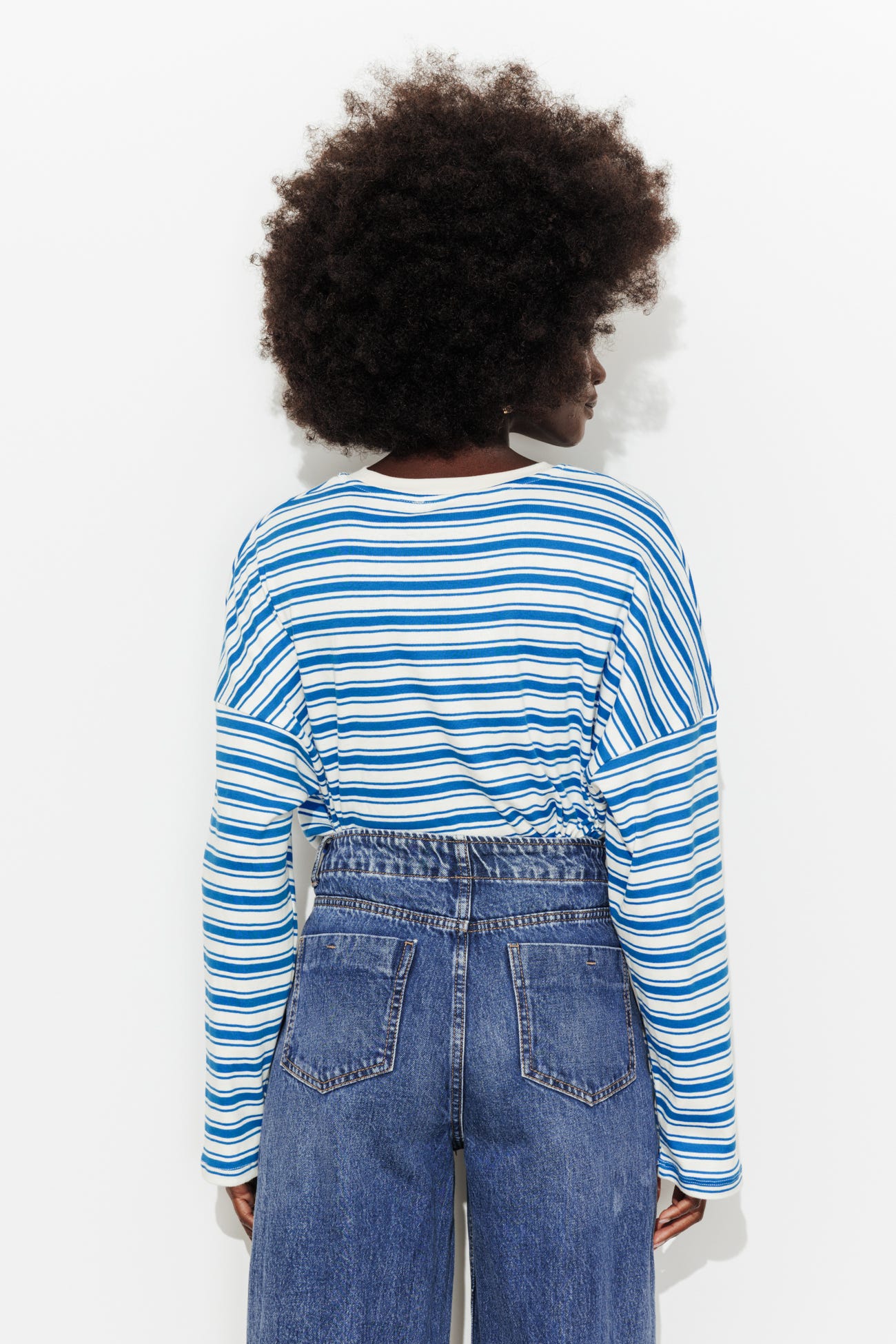 Striped jersey t-shirt 