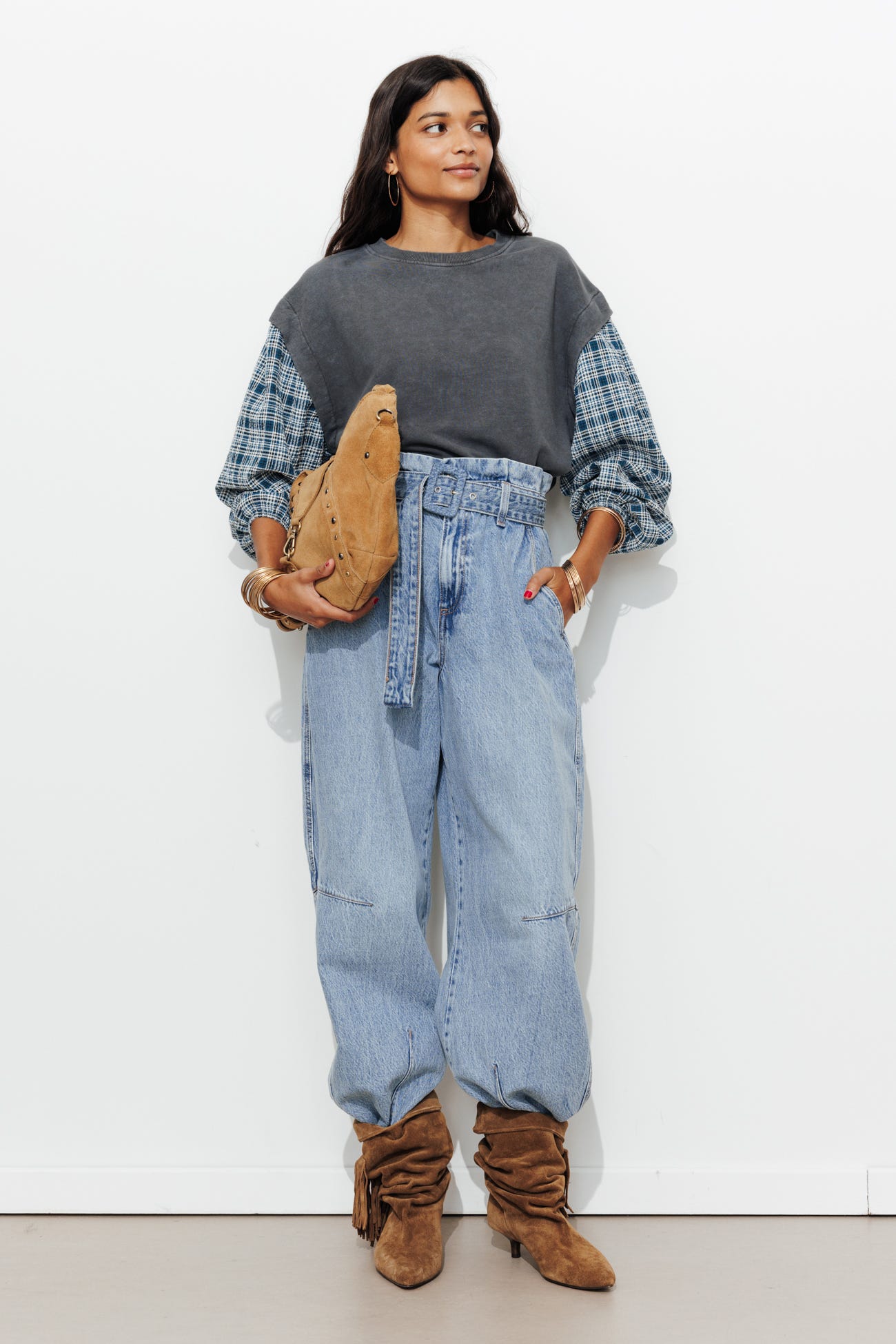 Sweatshirt im Lagenlook