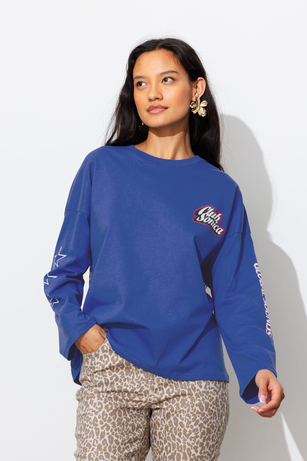 T-shirt à message Femme