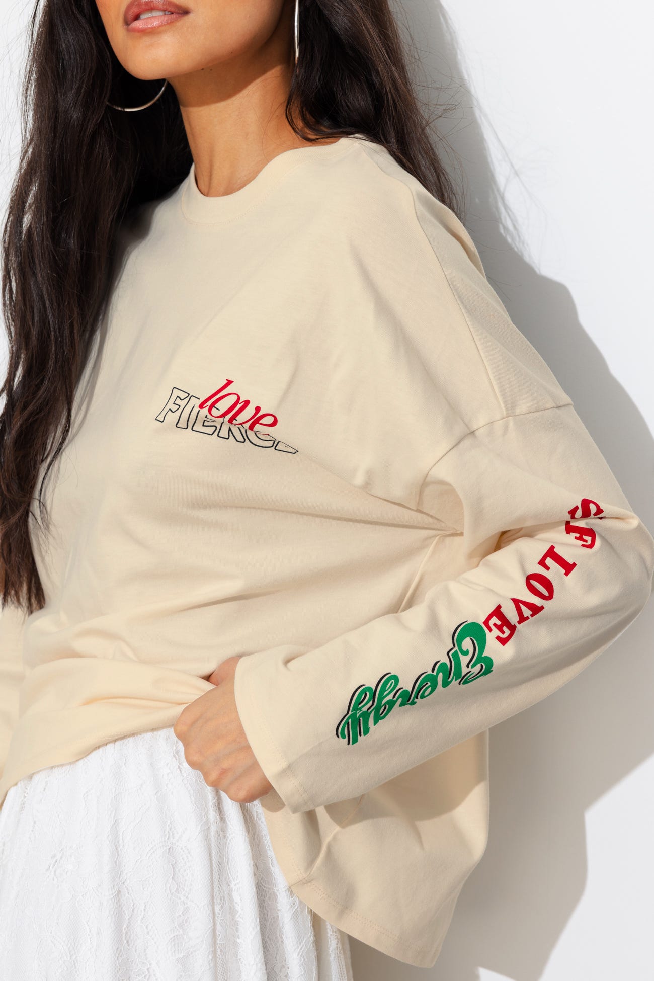 T-shirt à message Femme
