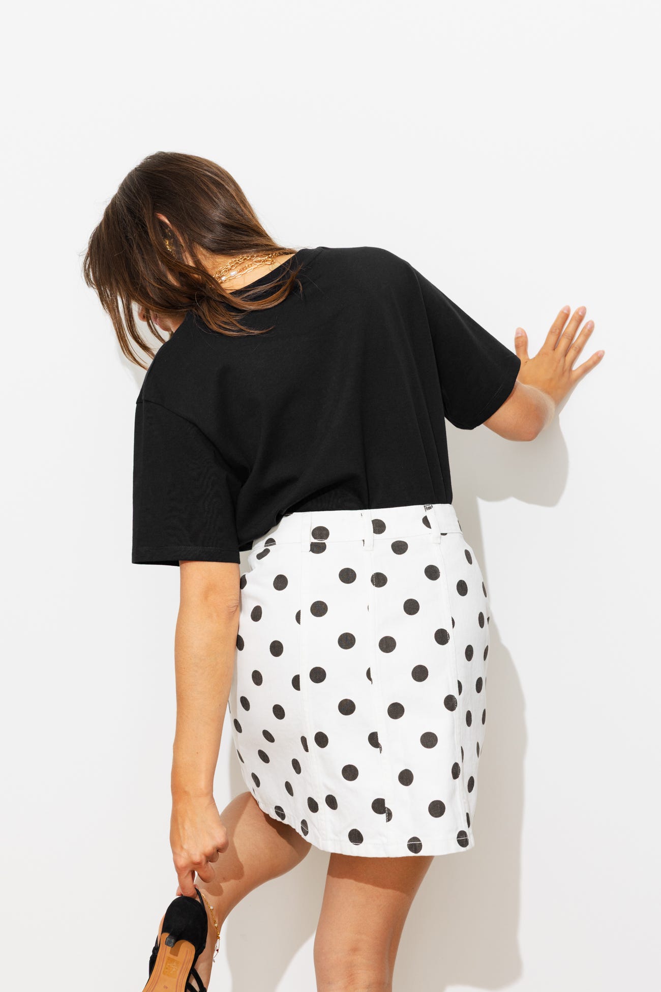 T-shirt basique col rond Femme