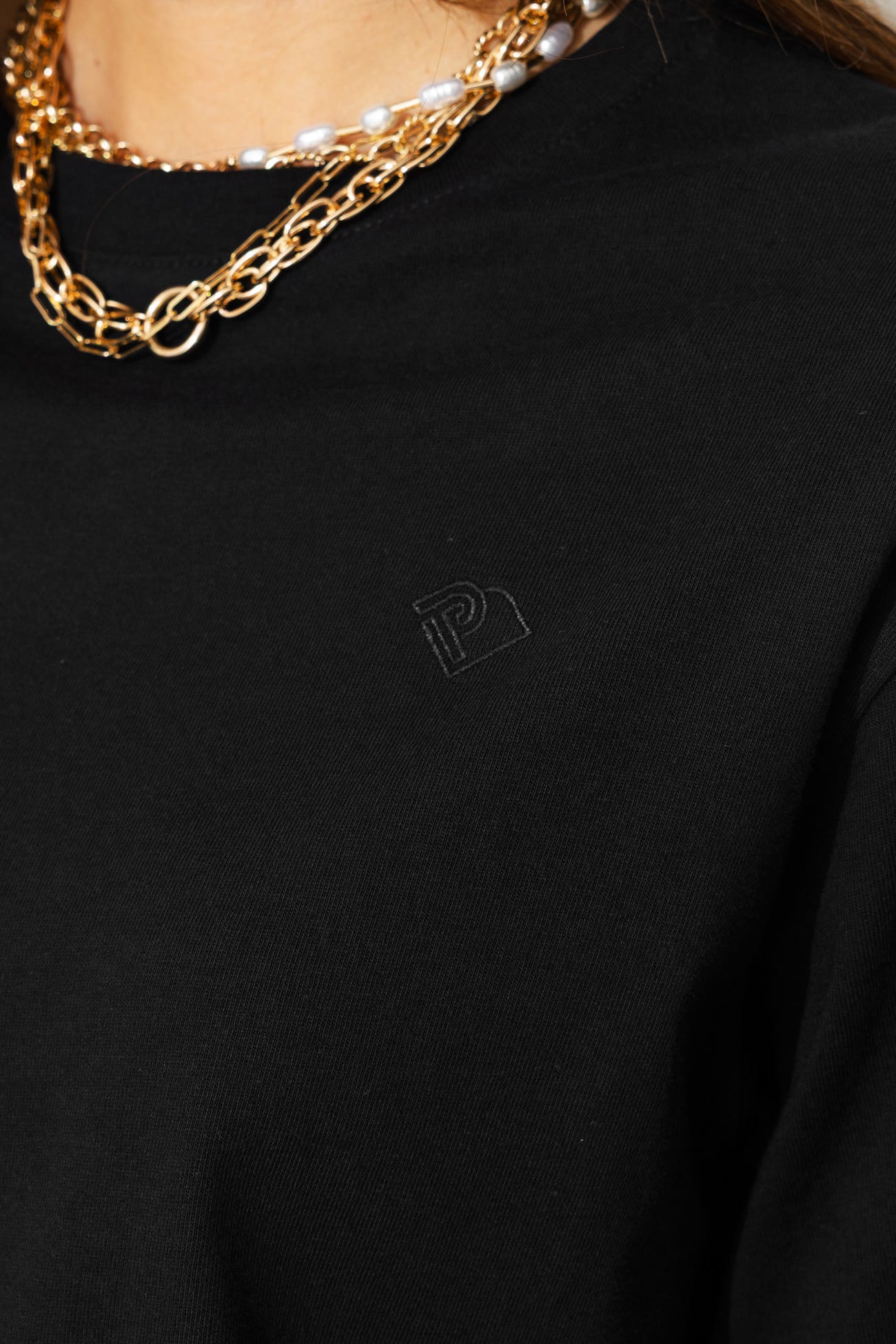 T-shirt basique col rond Femme