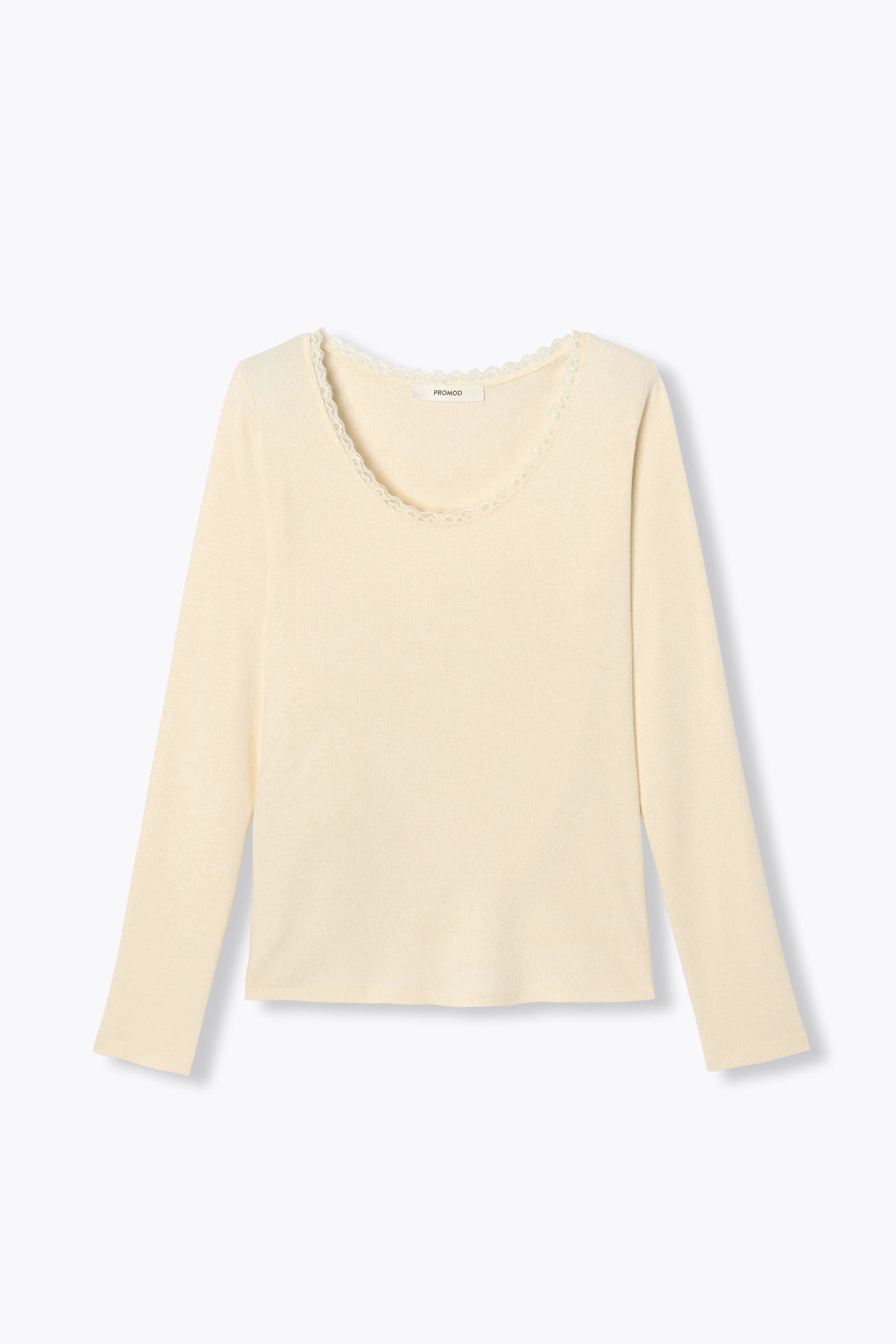Lace-detail t-shirt