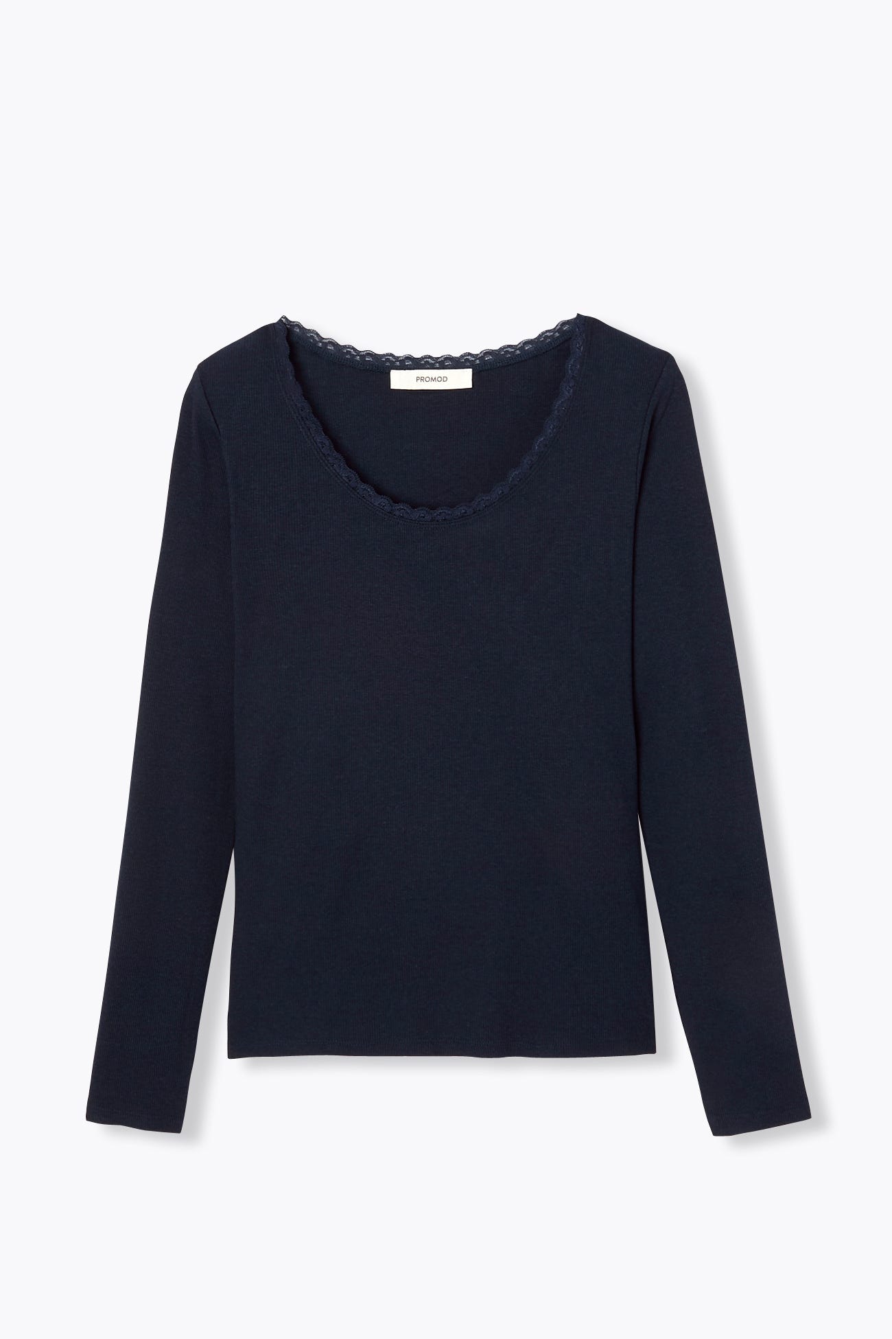Lace-detail t-shirt