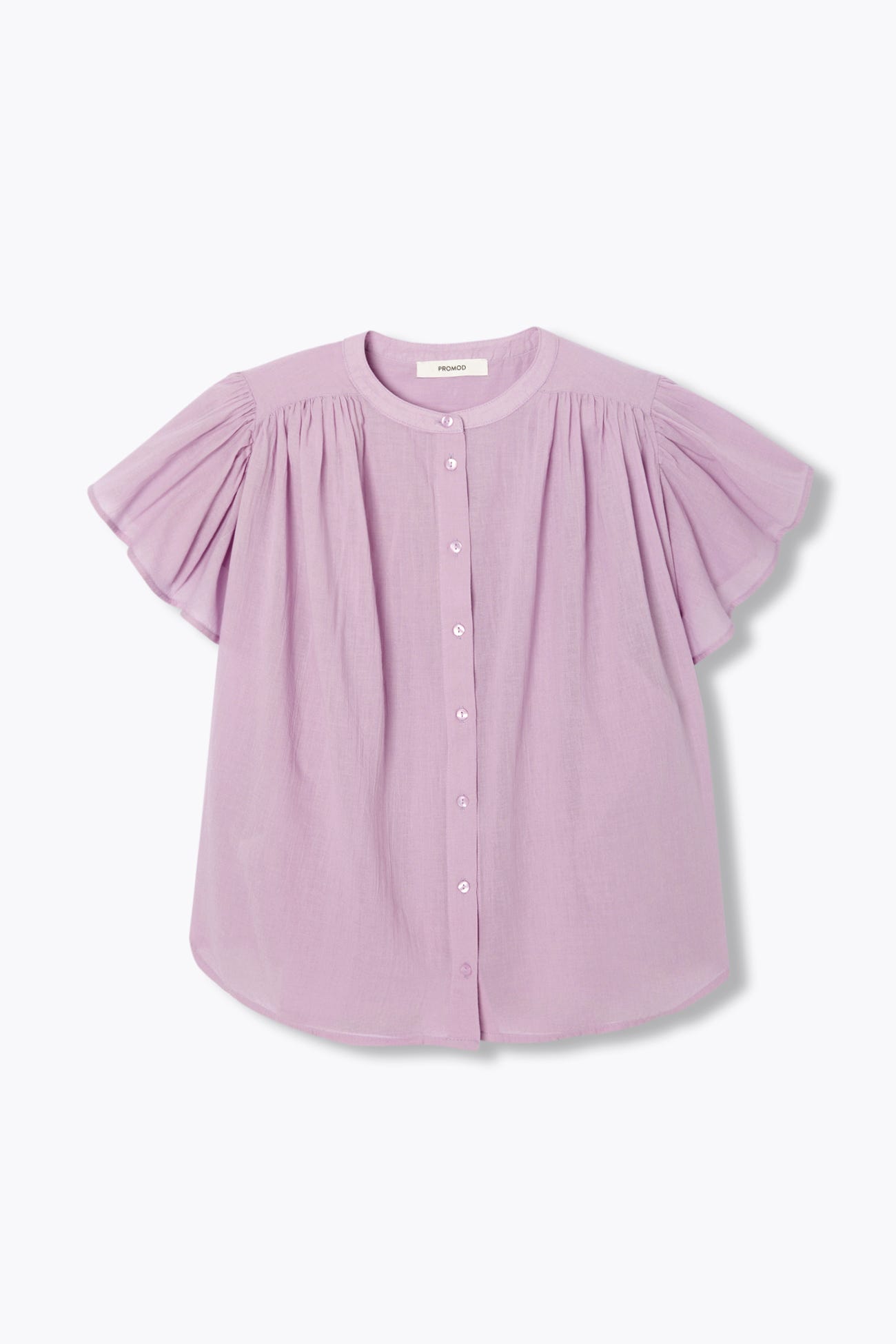 Chemise en cotonnade unie