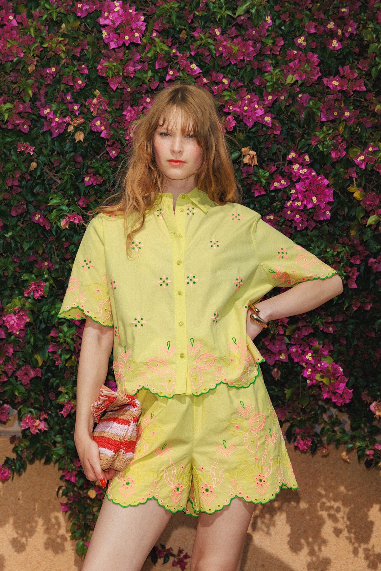 Chemise brodée Femme