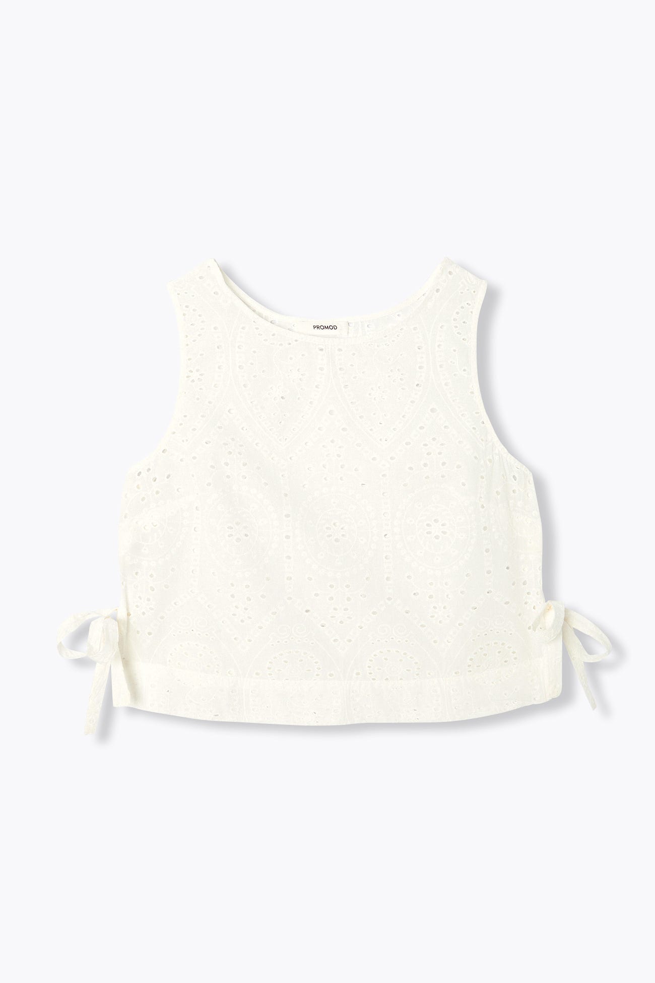 Top en broderie anglaise