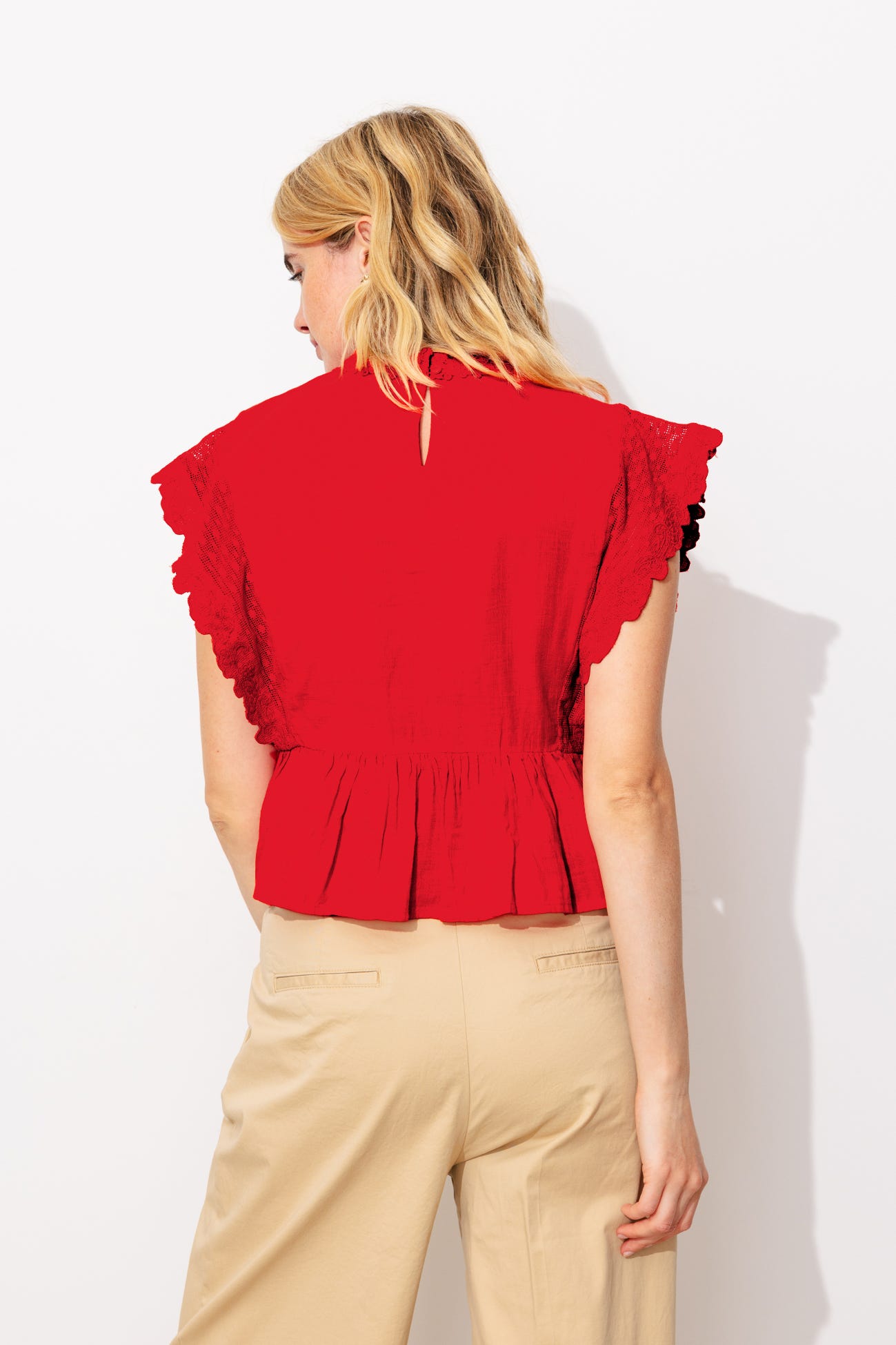 Retro-romantische Bluse