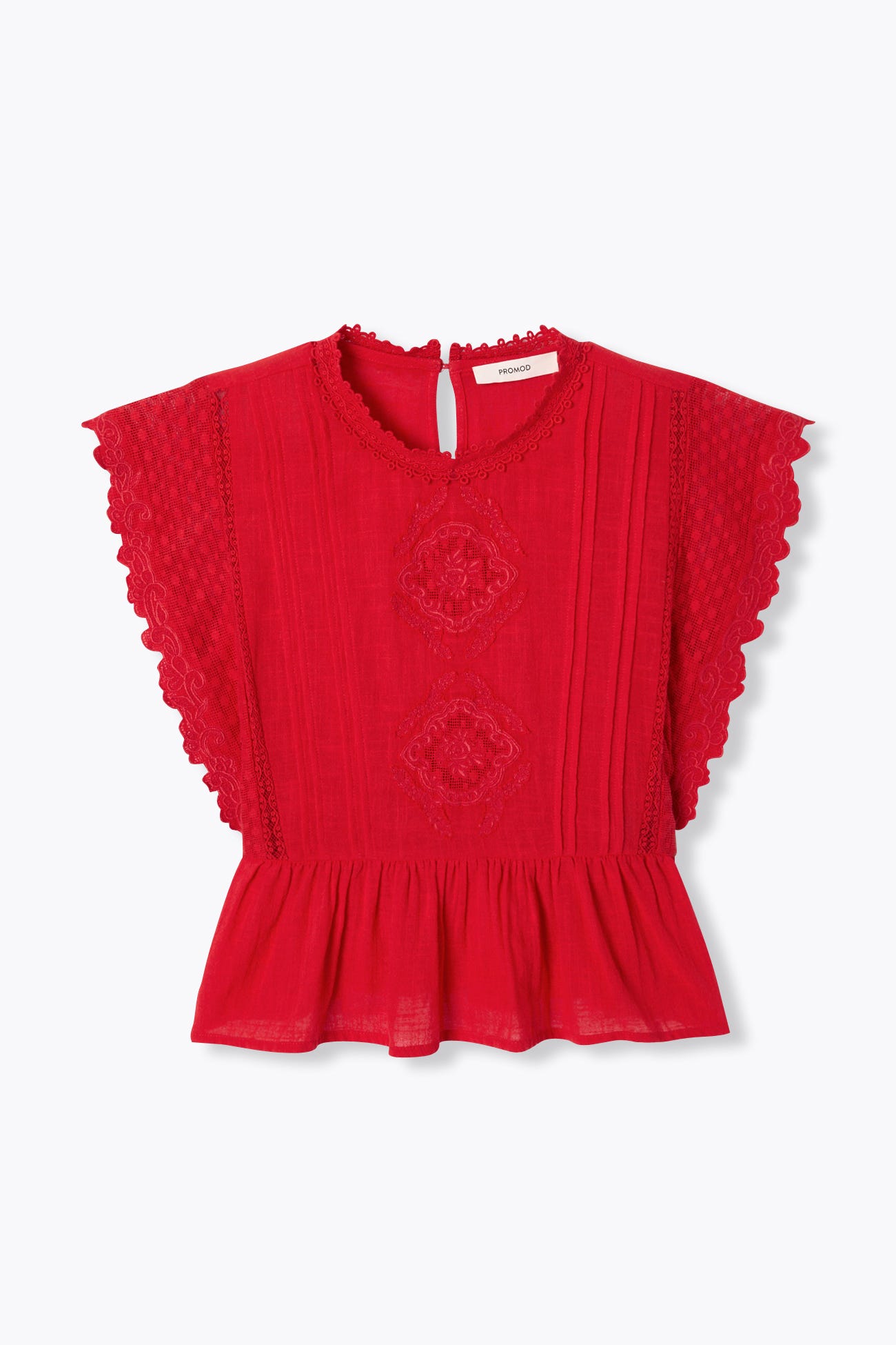 Retro-romantische Bluse