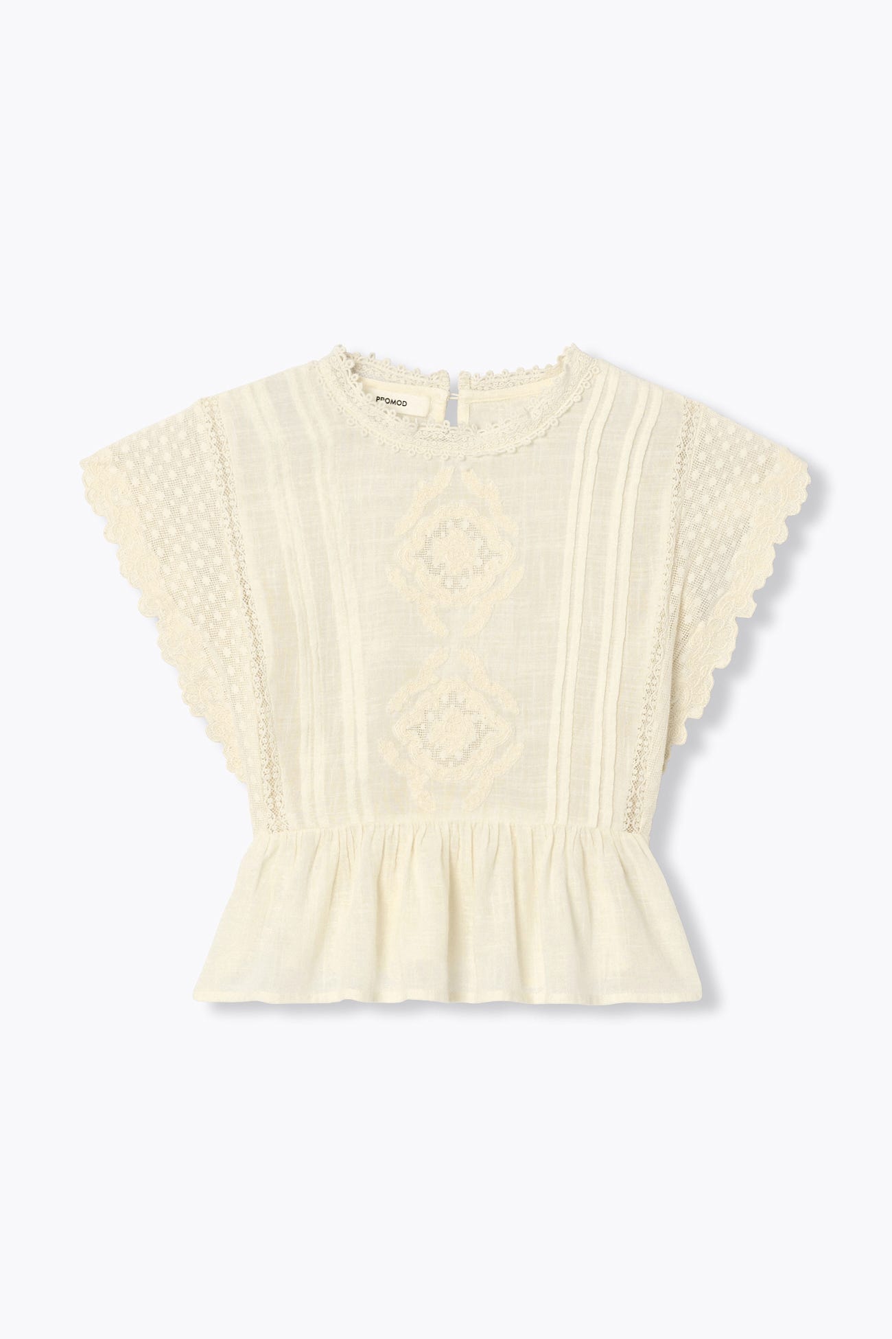 Blusa retro-romántica