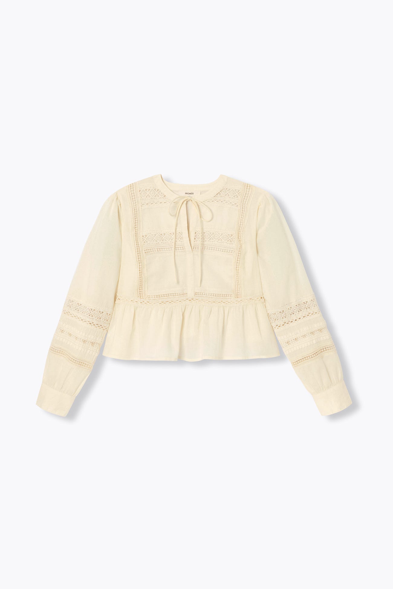 Blusa detalle encaje