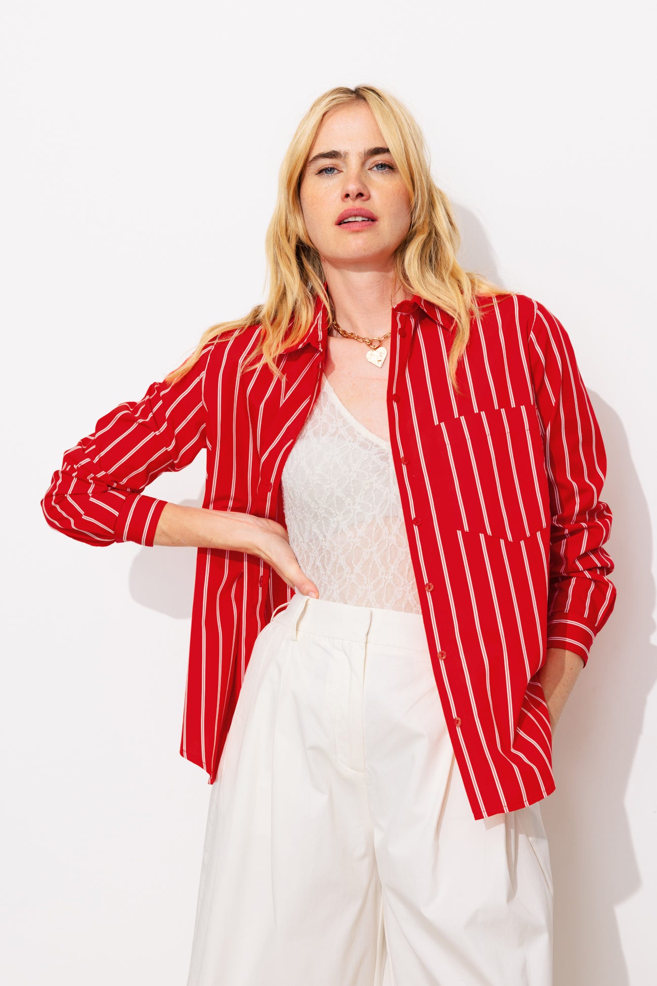 Chemise rayée Femme