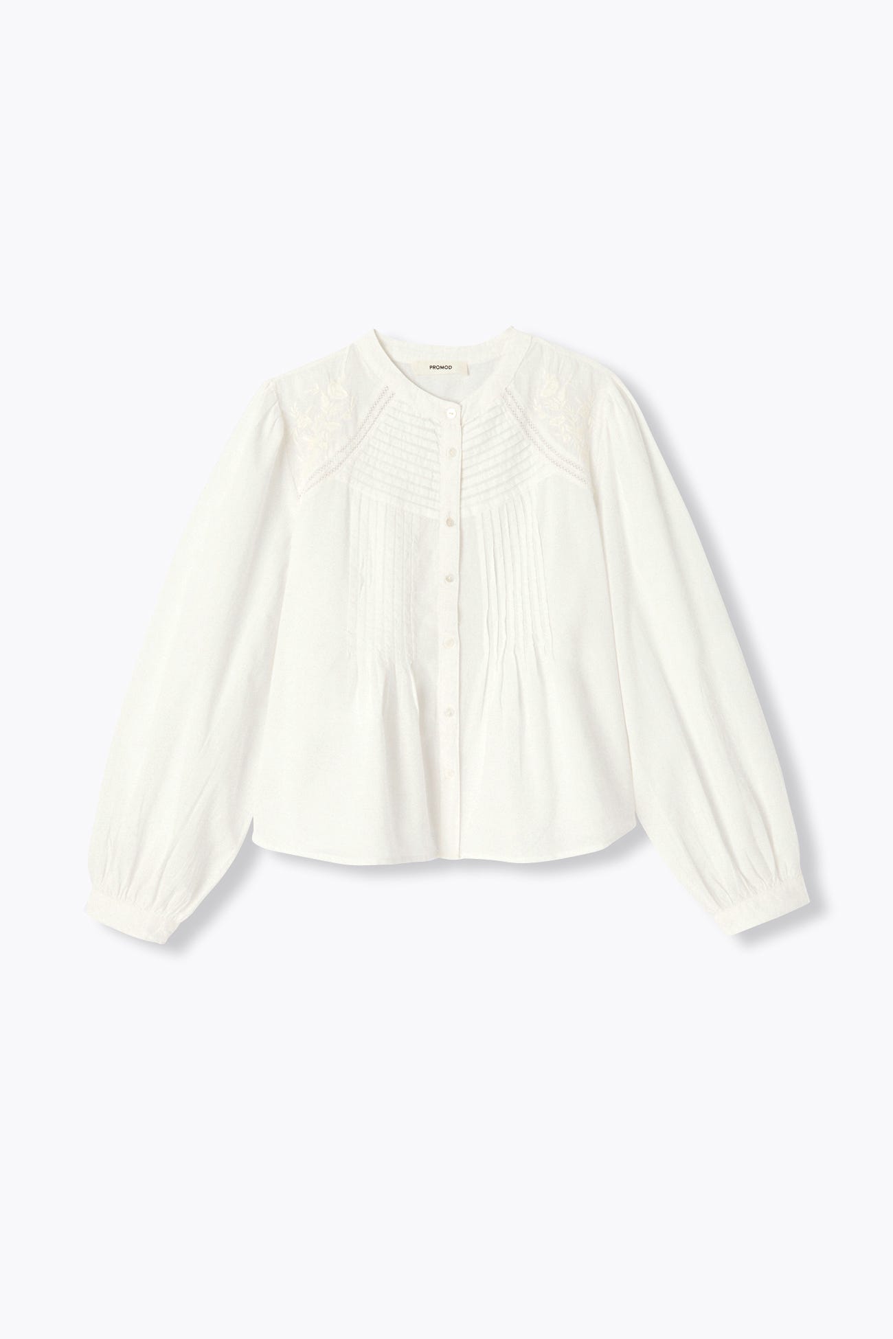 Blouse plissée romantique