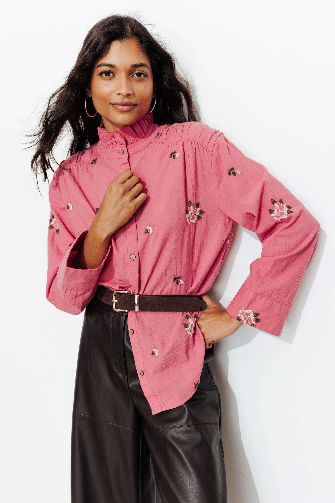 Victorian collar shirt 