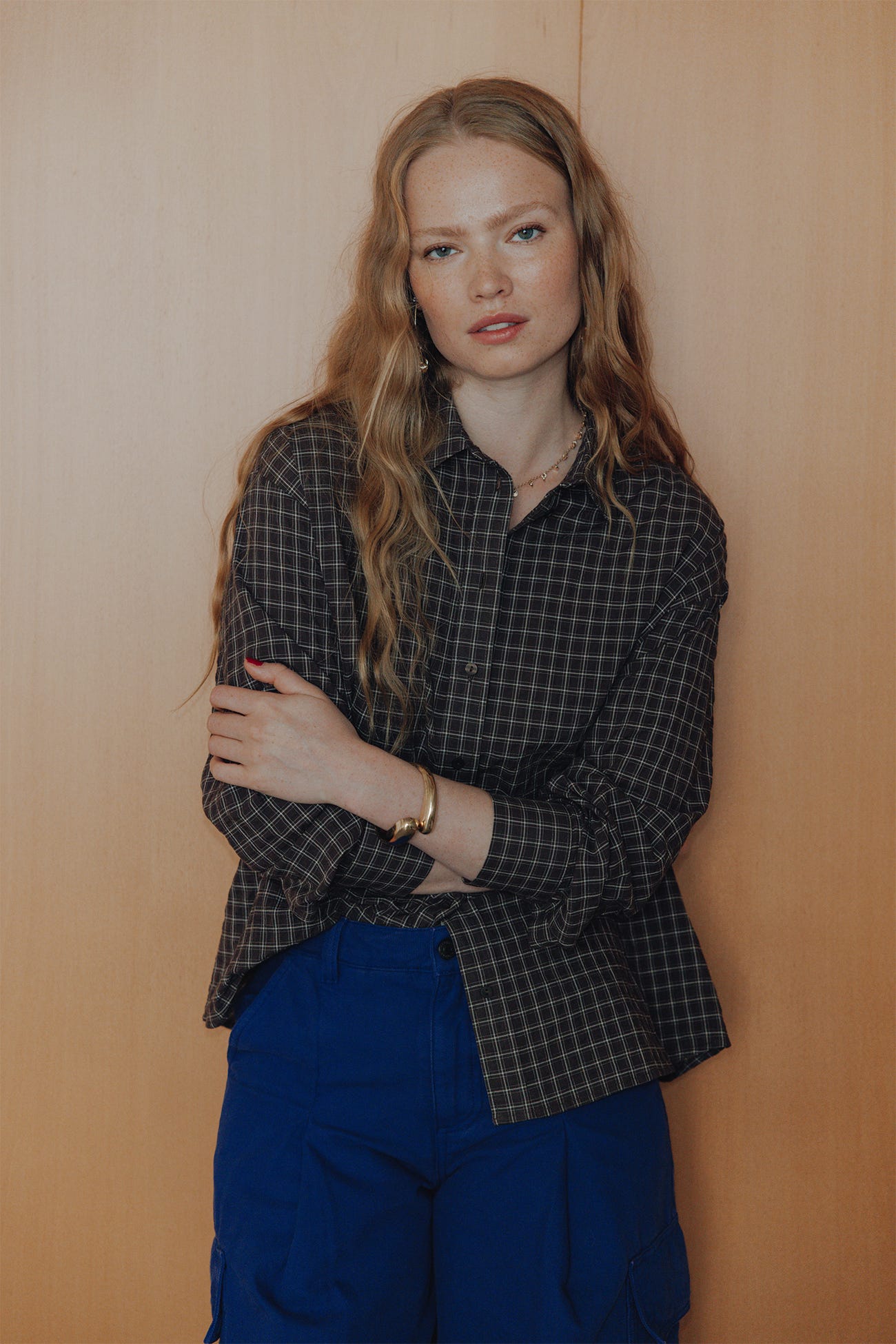 Chemise à carreaux Femme
