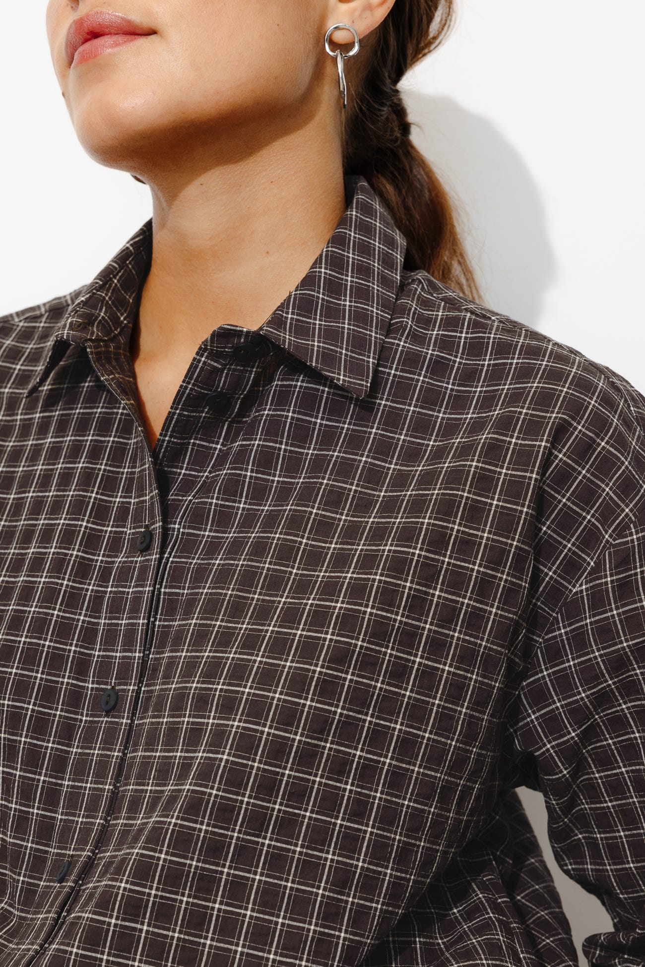 Chemise à carreaux Femme