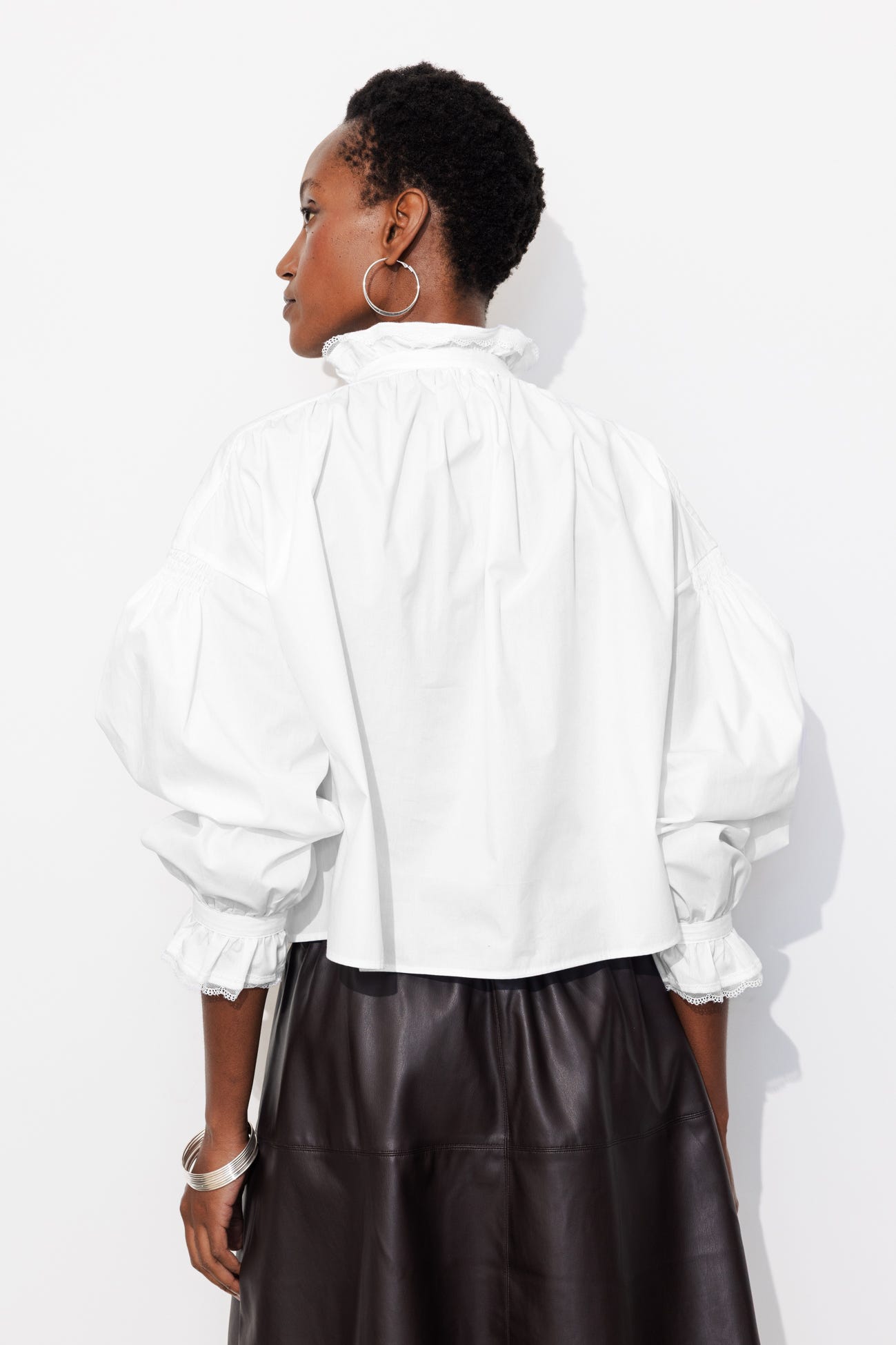 Chemise col Victorien Femme
