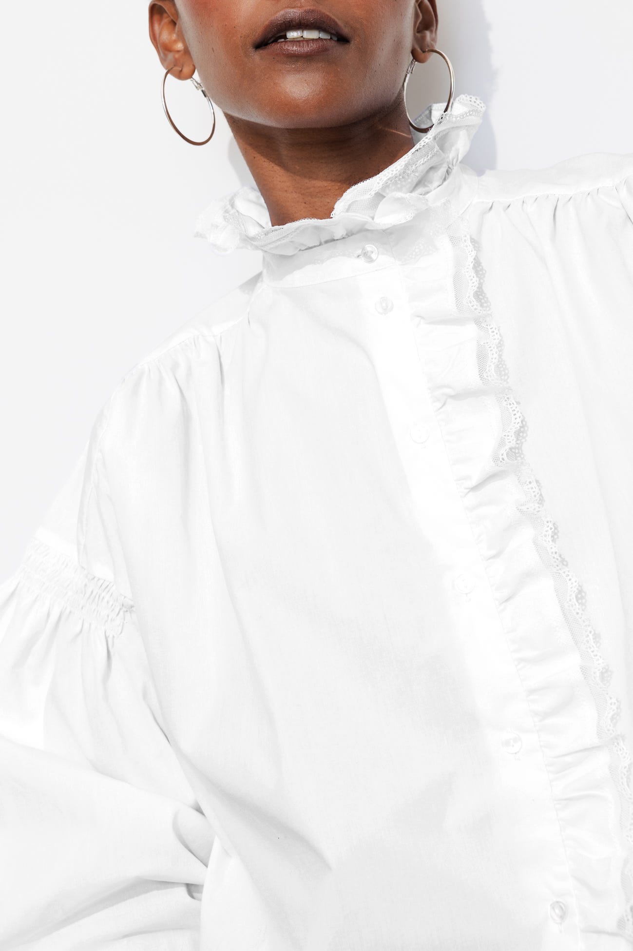 Chemise col Victorien Femme