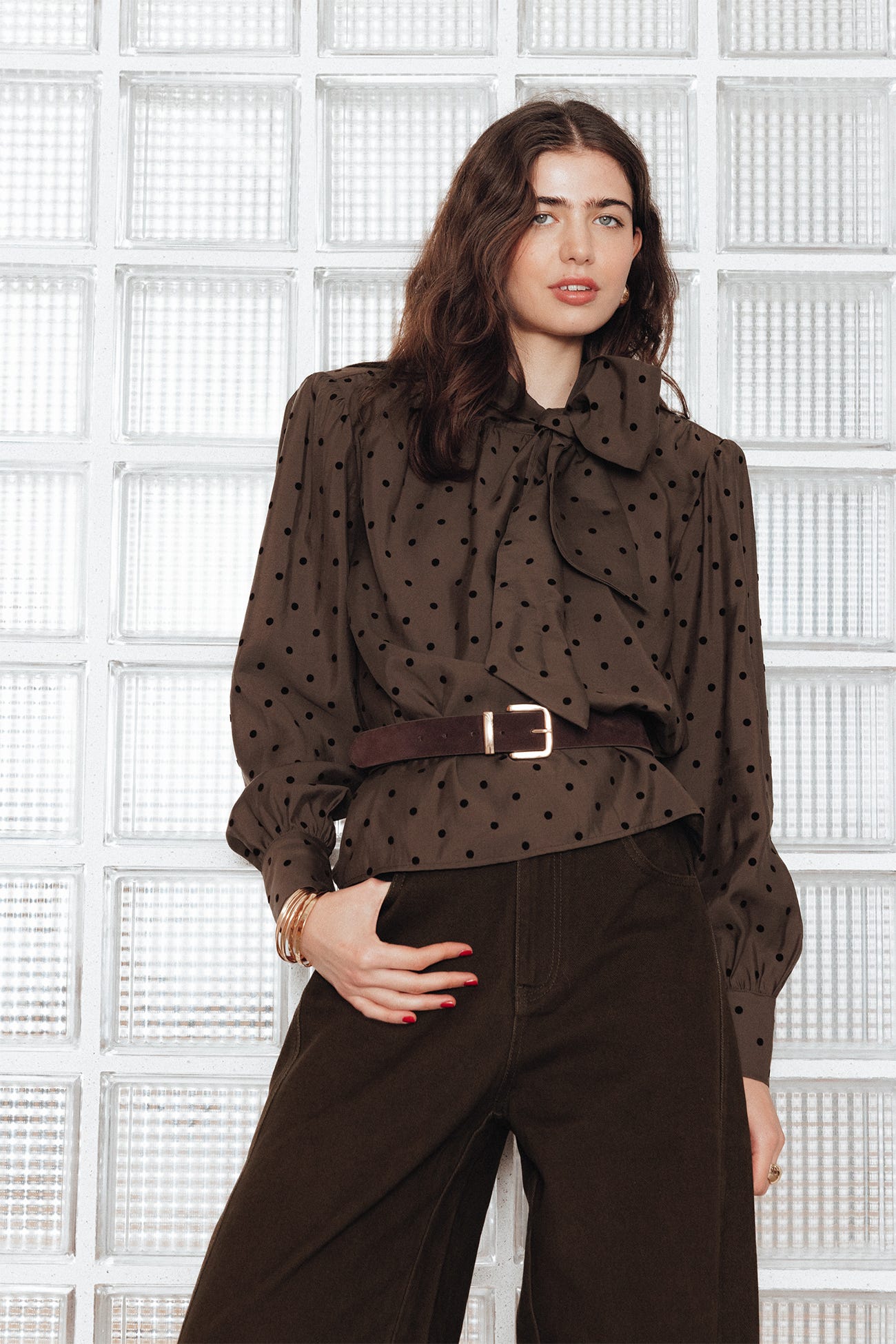 Blusa spalline + Lavallière