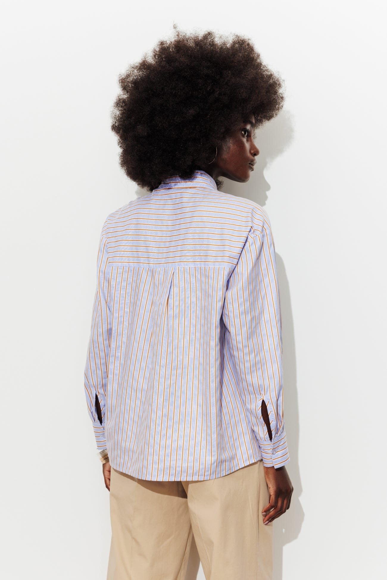 Camisa oversize de rayas