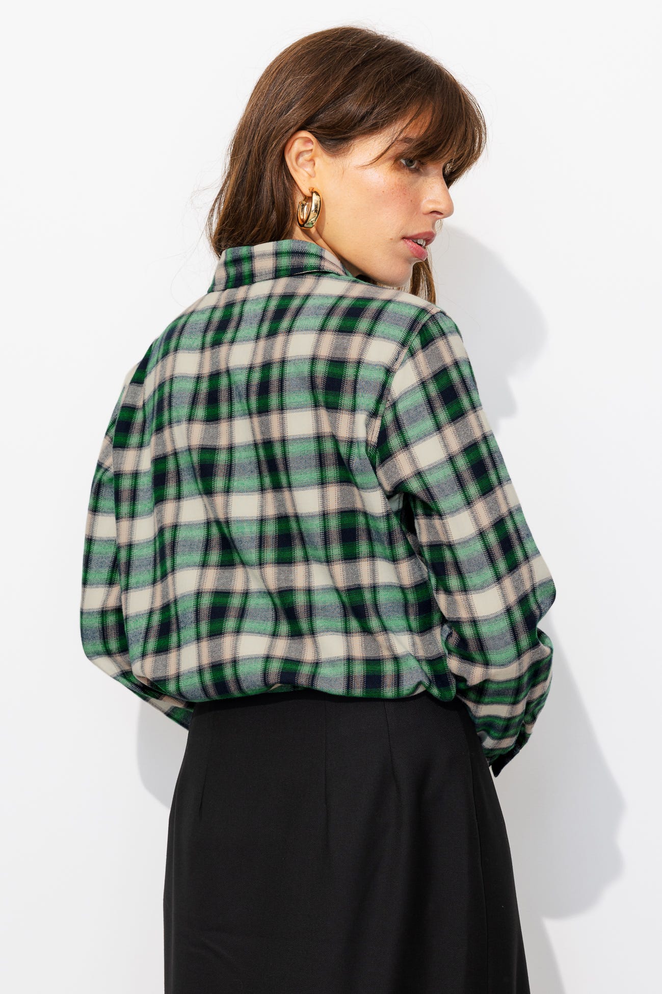 Chemise à carreaux Femme