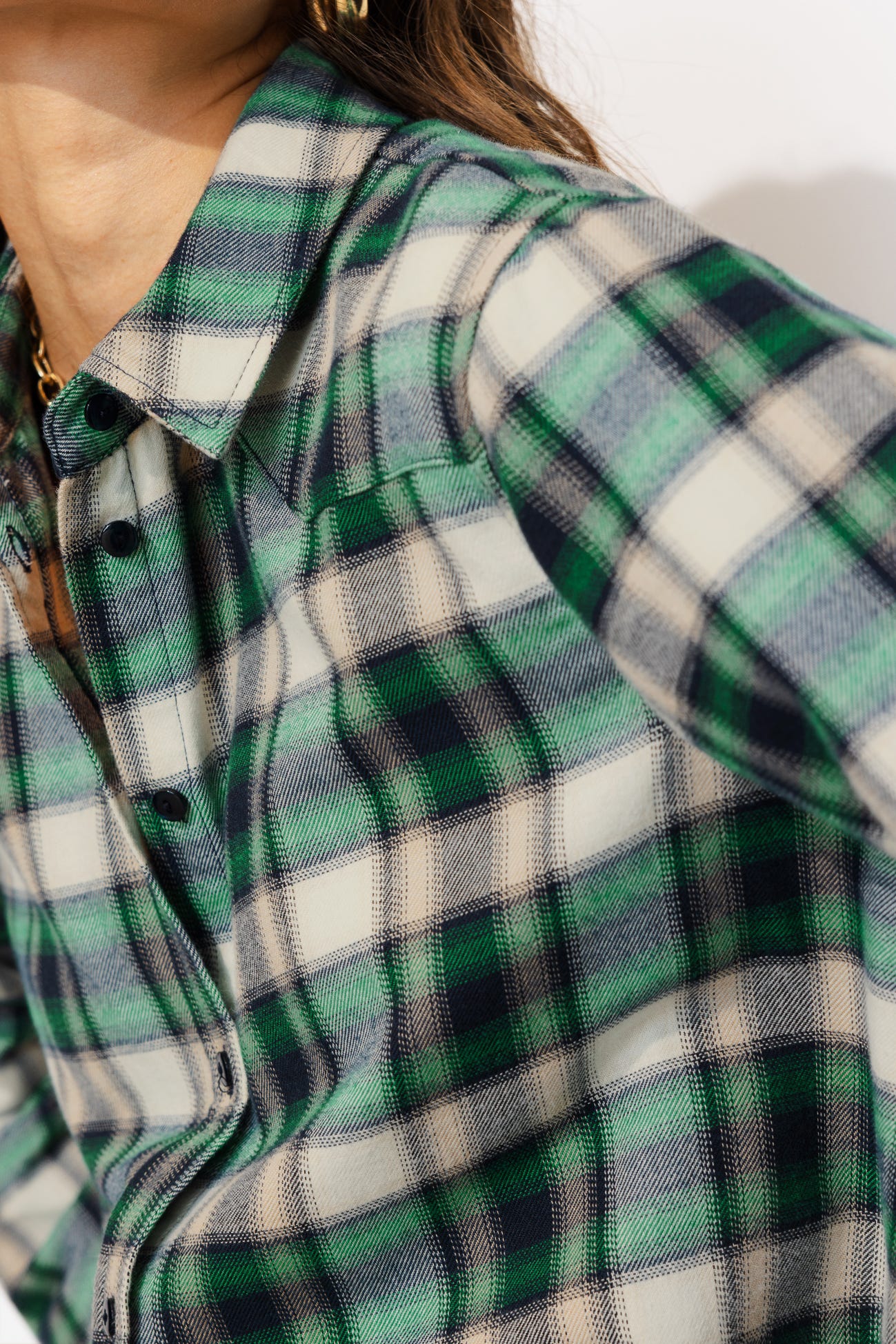 Chemise à carreaux Femme