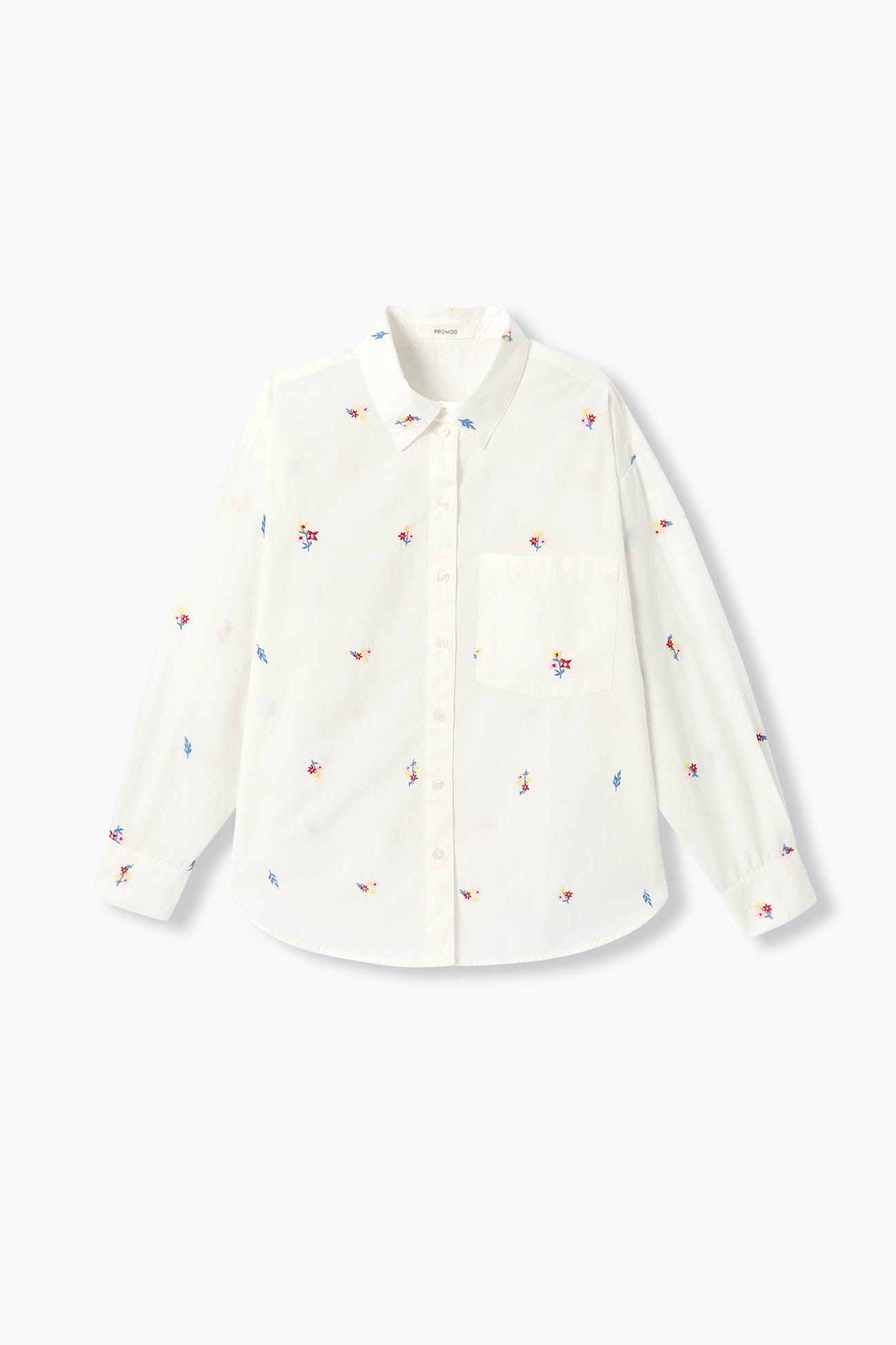 Chemise oversize brodée Femme