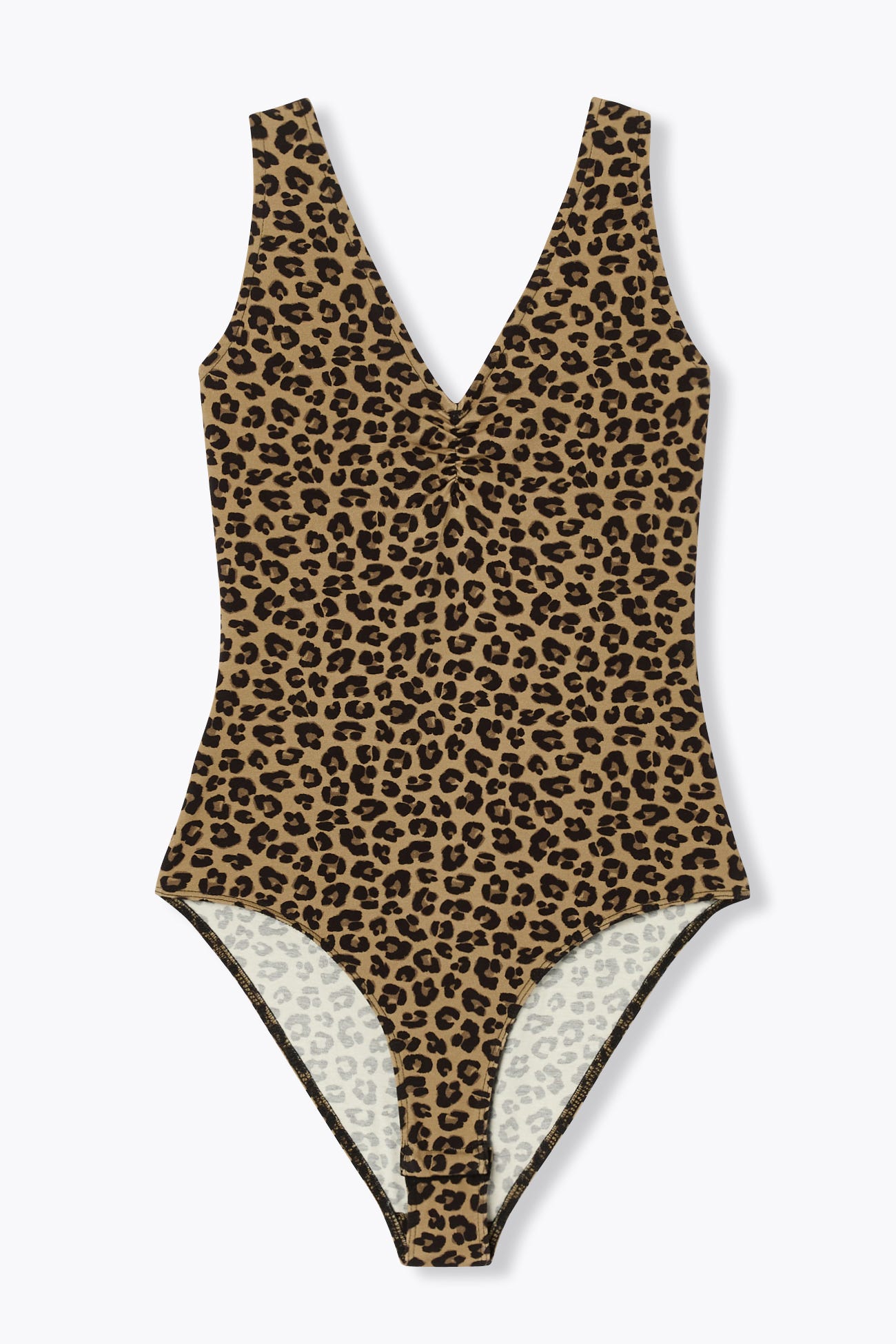 Body en jersey doux léopard