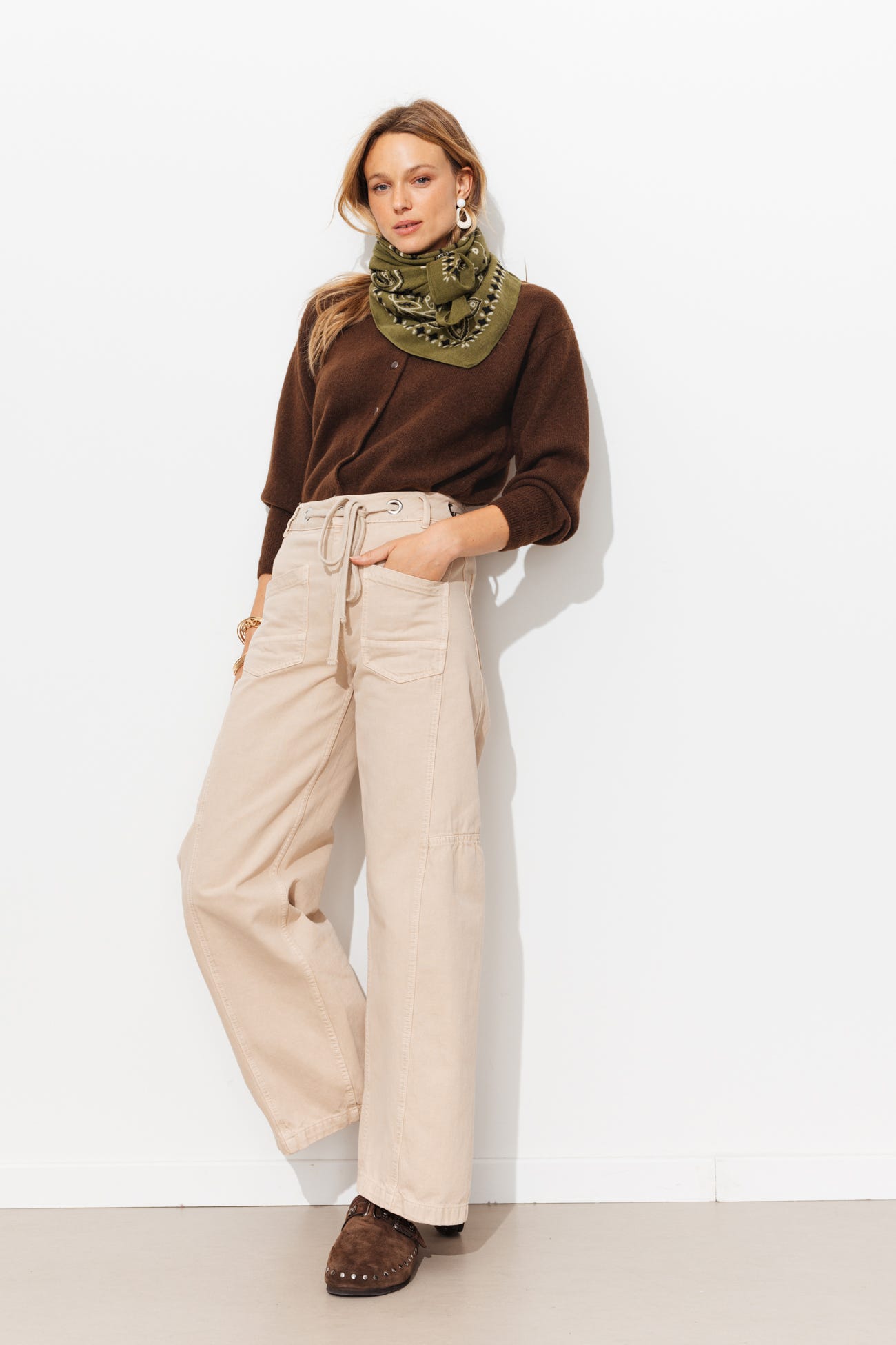 Cardigan with wool 