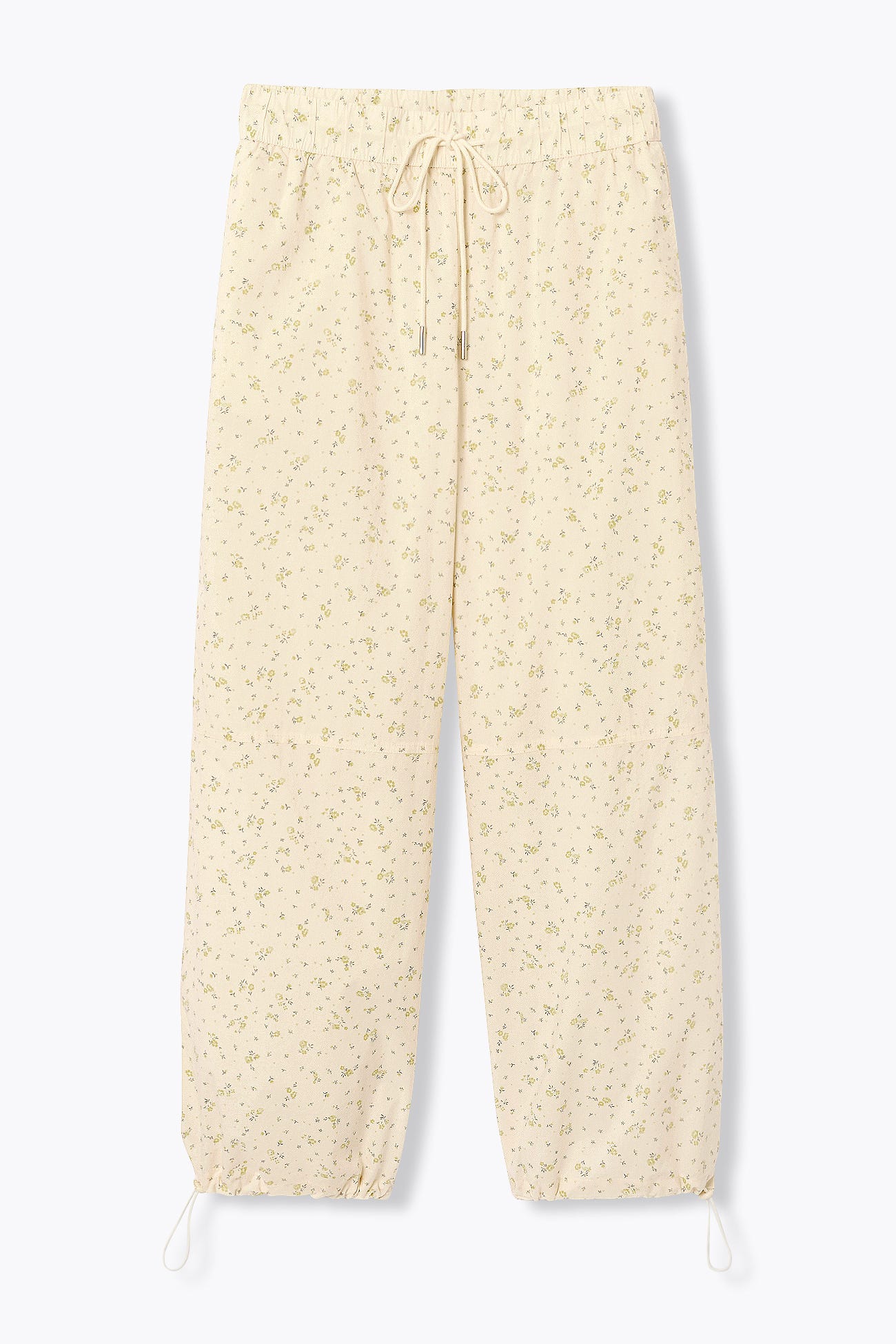 Pantalon parachute fleuri