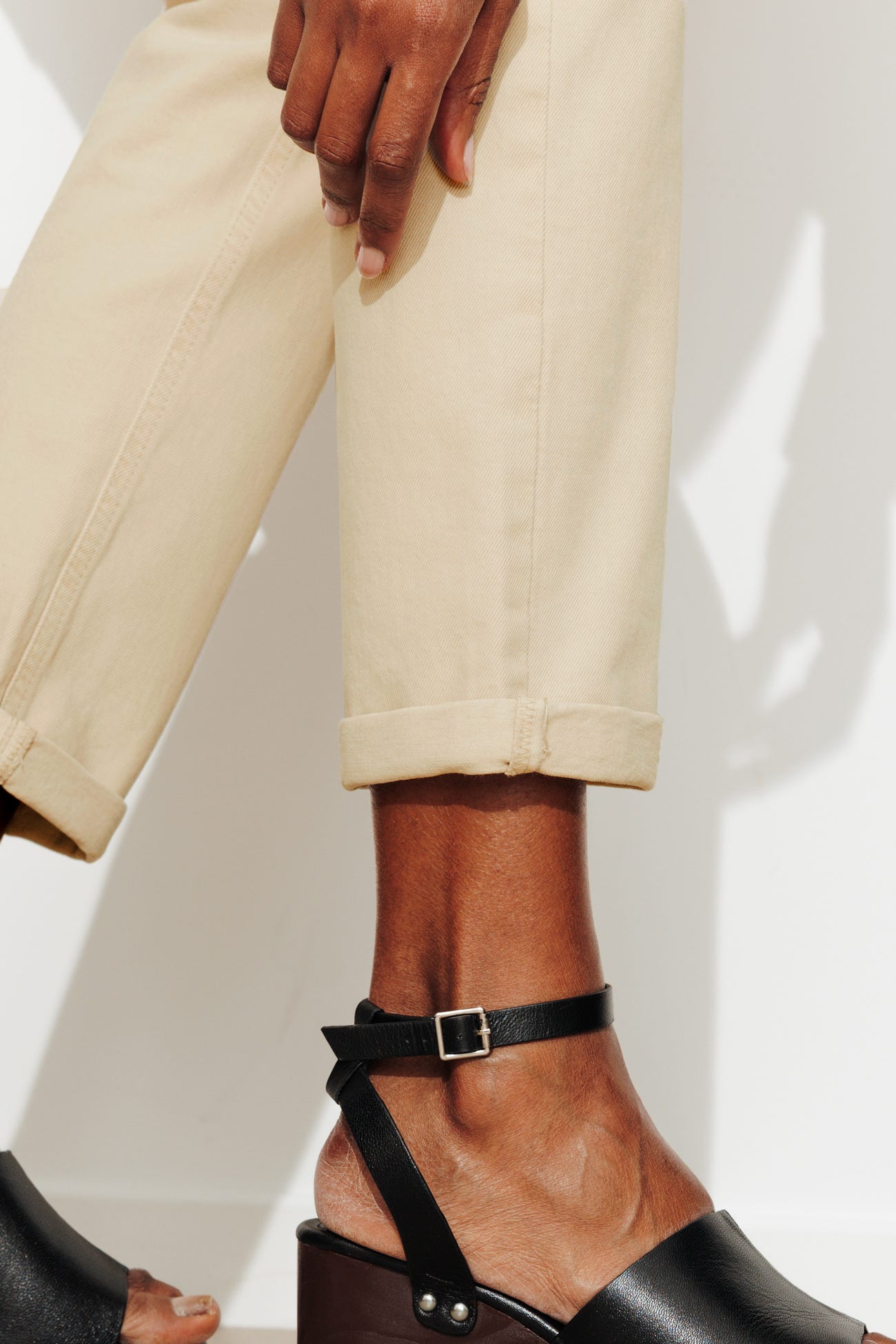 Jean girlfriend crop LUCIEN