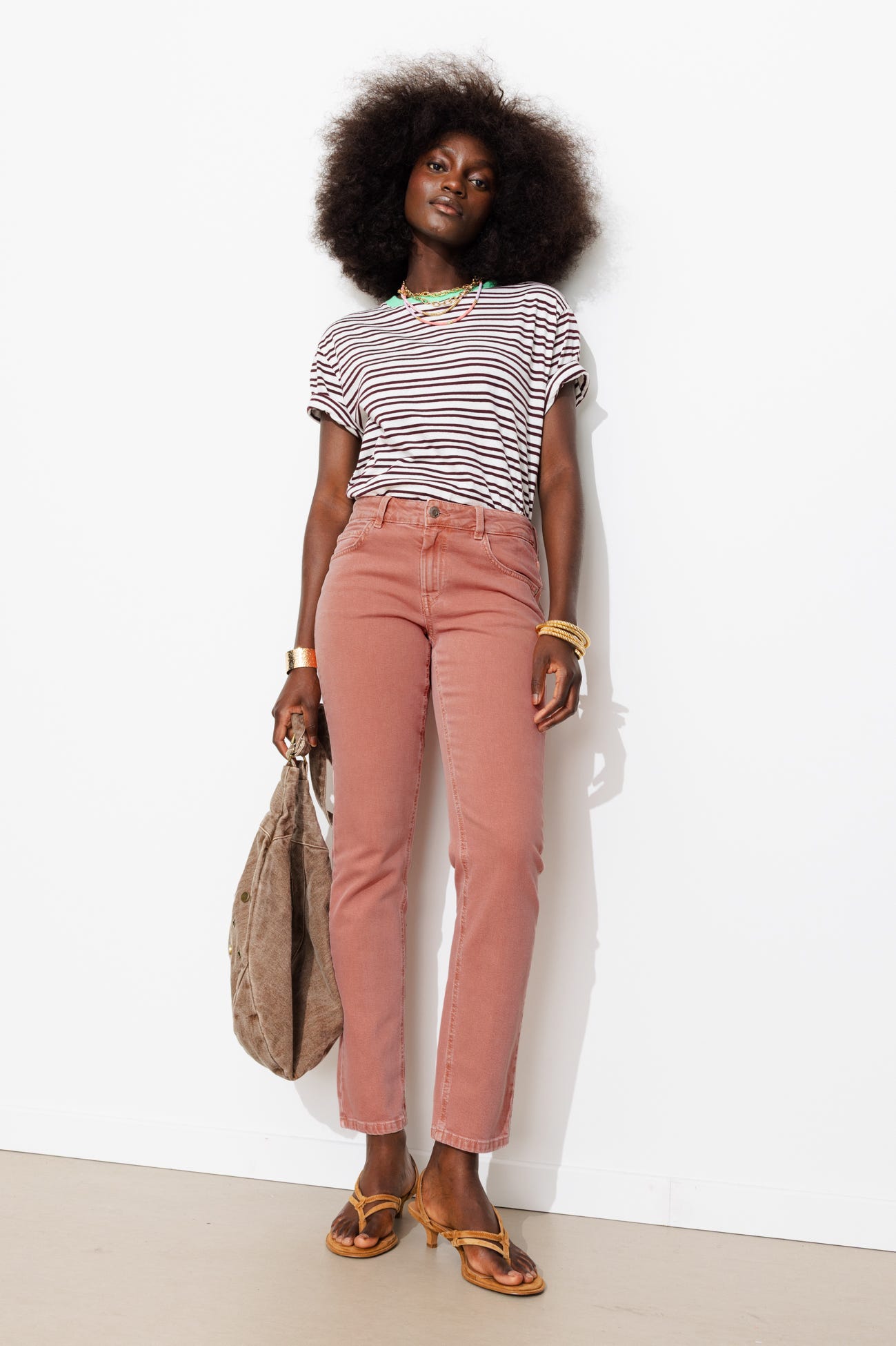 LUCIEN jean girlfriend cropped
