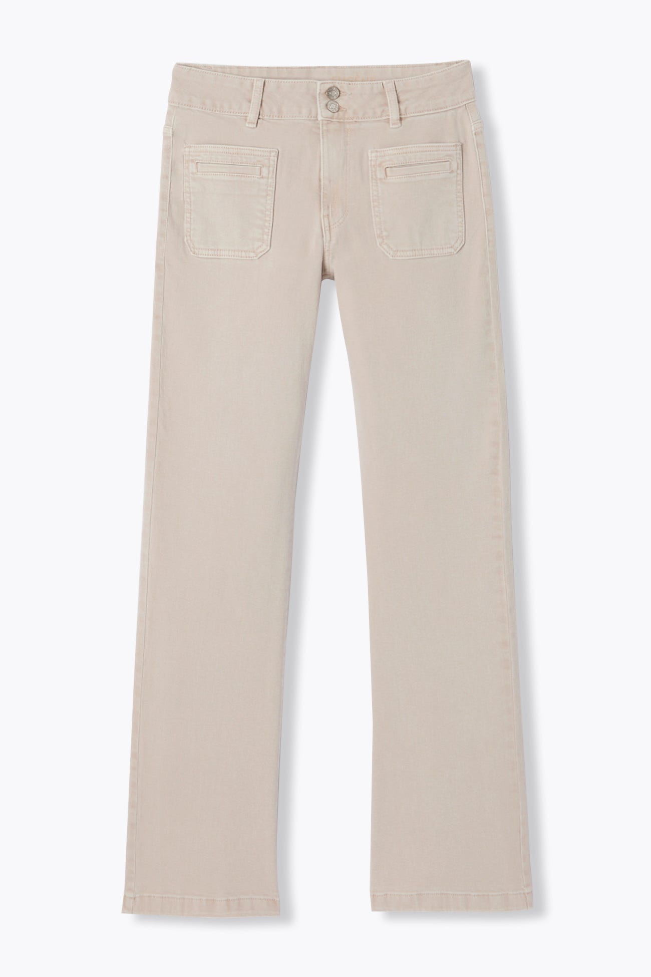 EUGENE pantalon bootcut toile