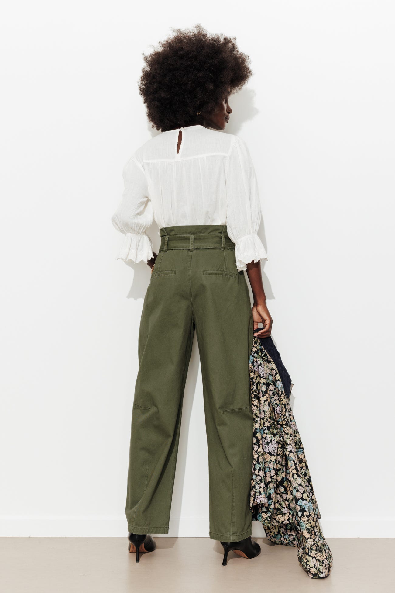 High Waist-Barrelhose