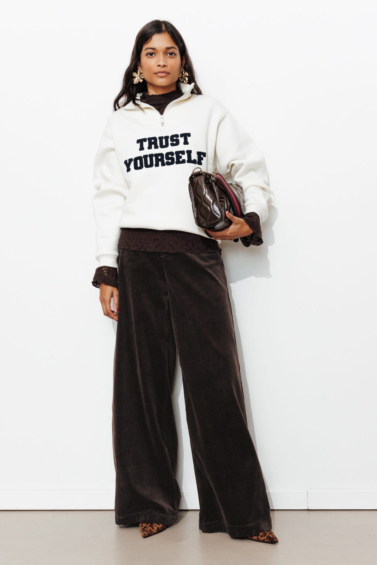 CESAR wide corduroy trousers