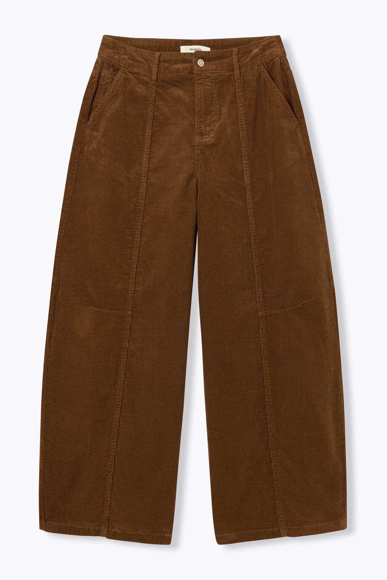 Corduroy barrel trousers