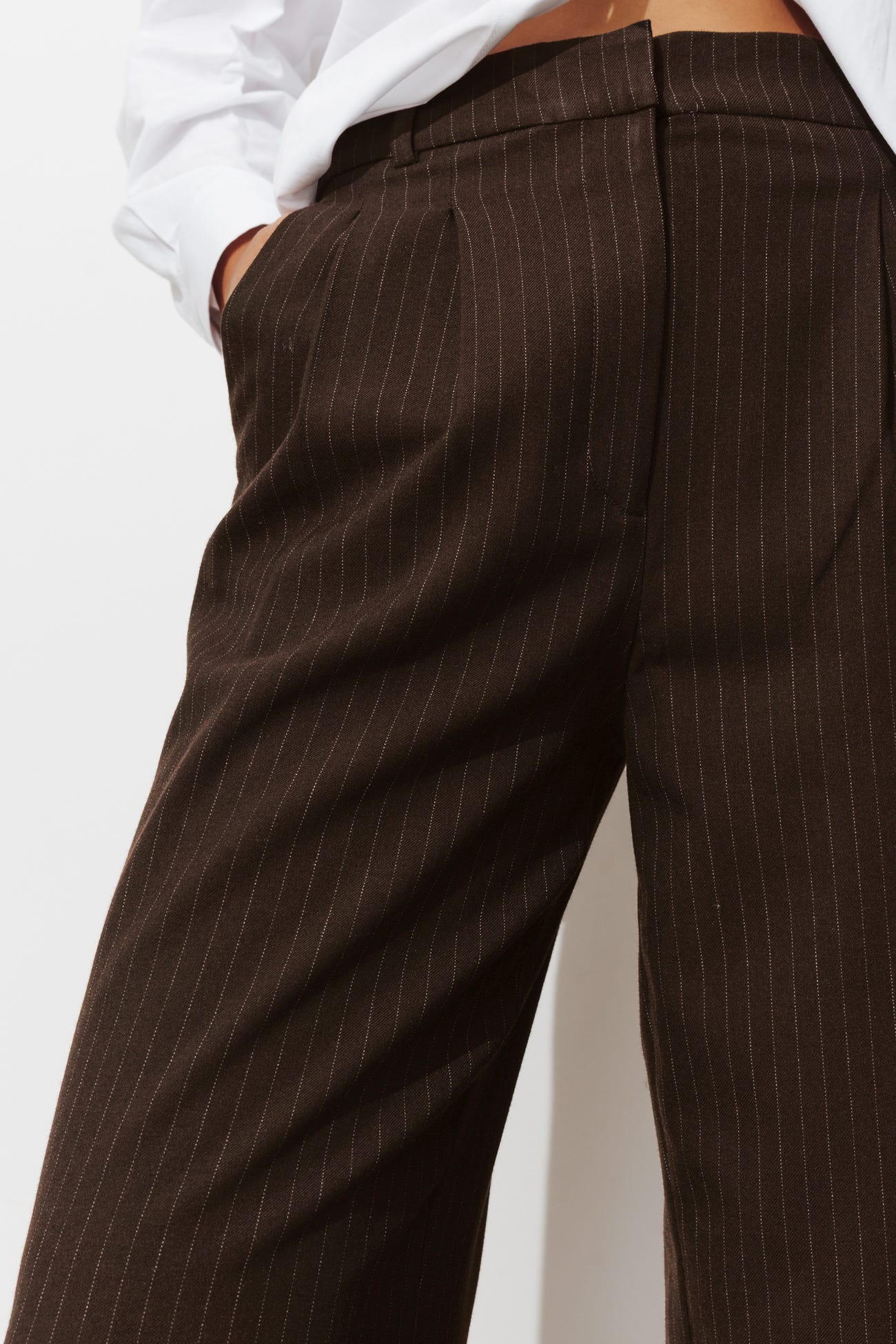 BILLY wideleg pleat trousers