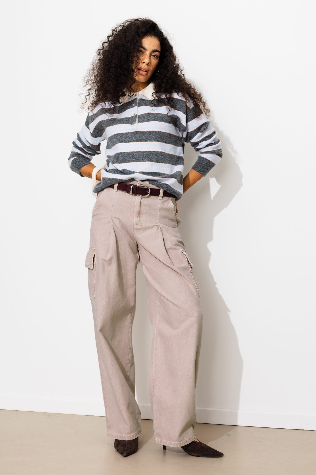 Cargo barrel trousers