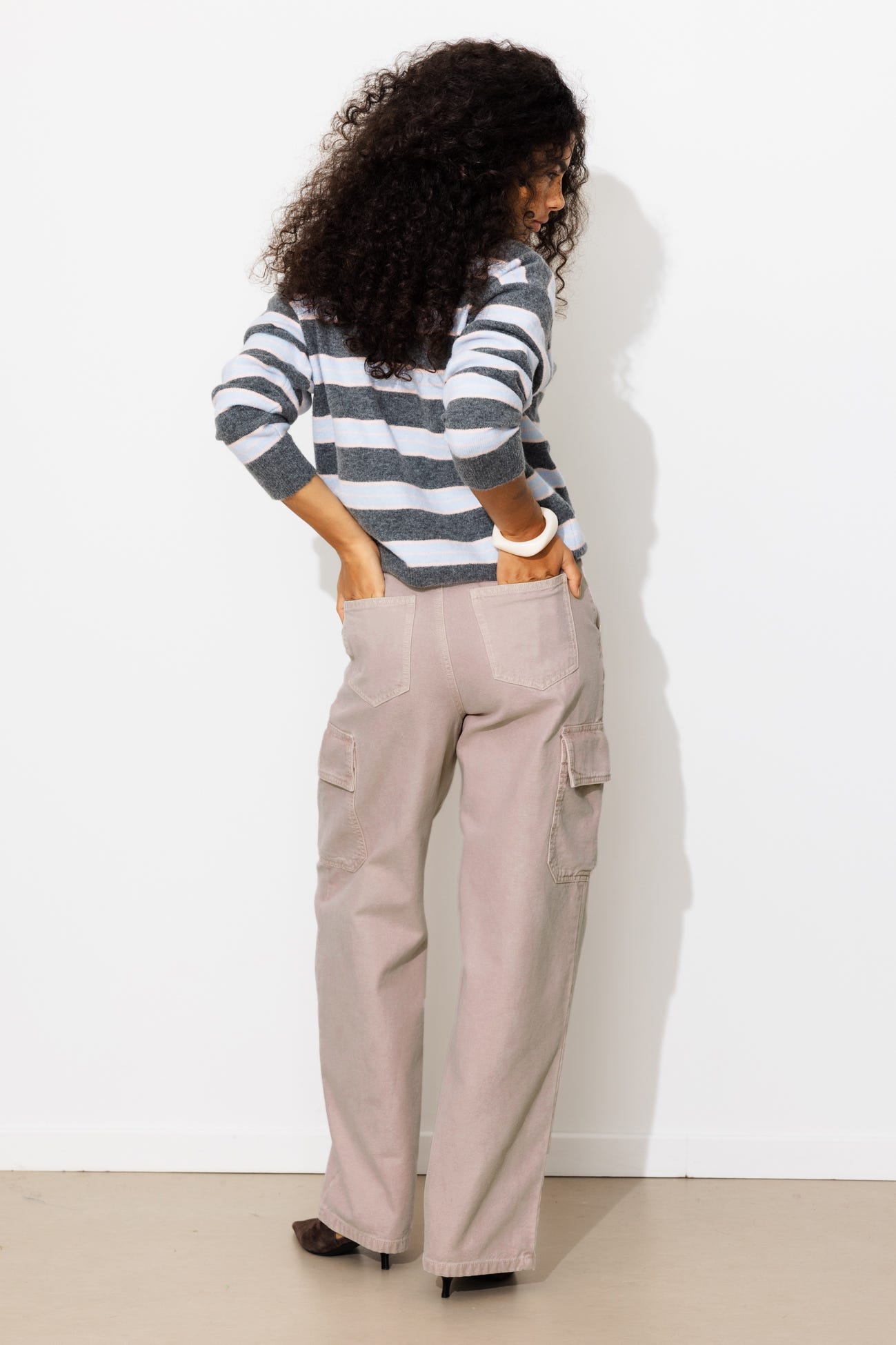 Cargo barrel trousers