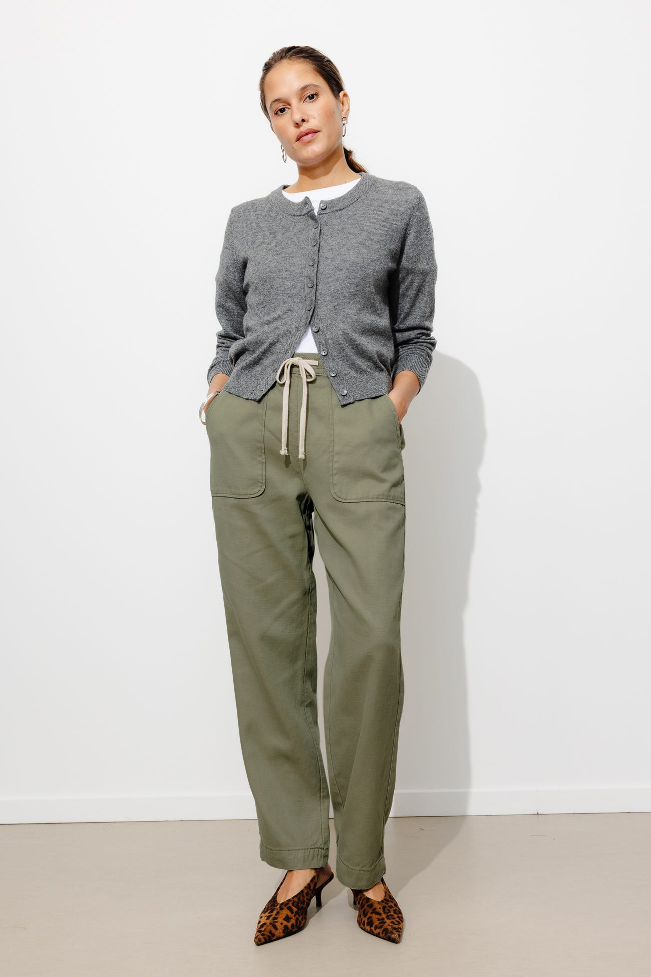 Pantalon jogpant en toile
