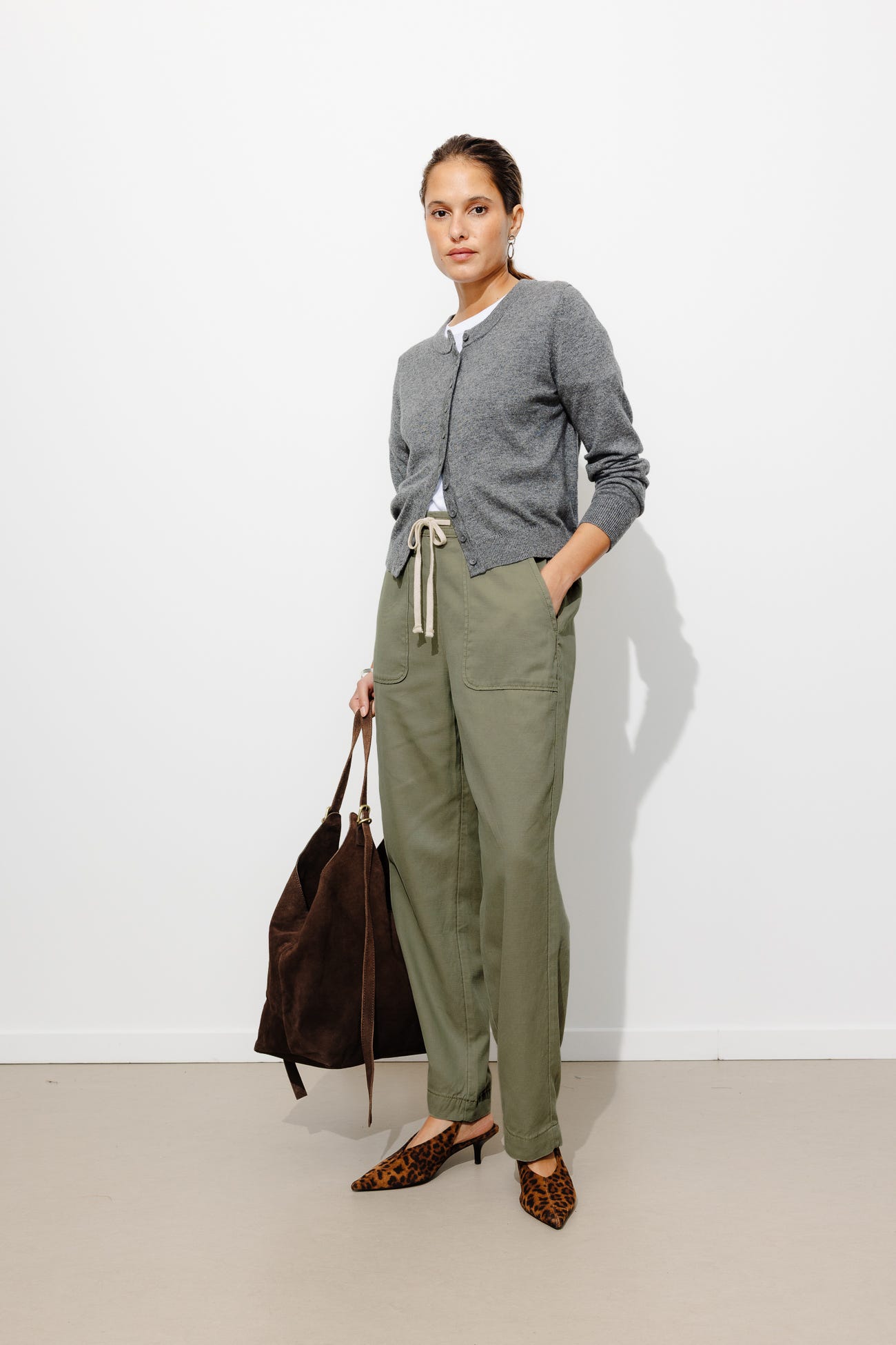 Pantalon jogpant en toile