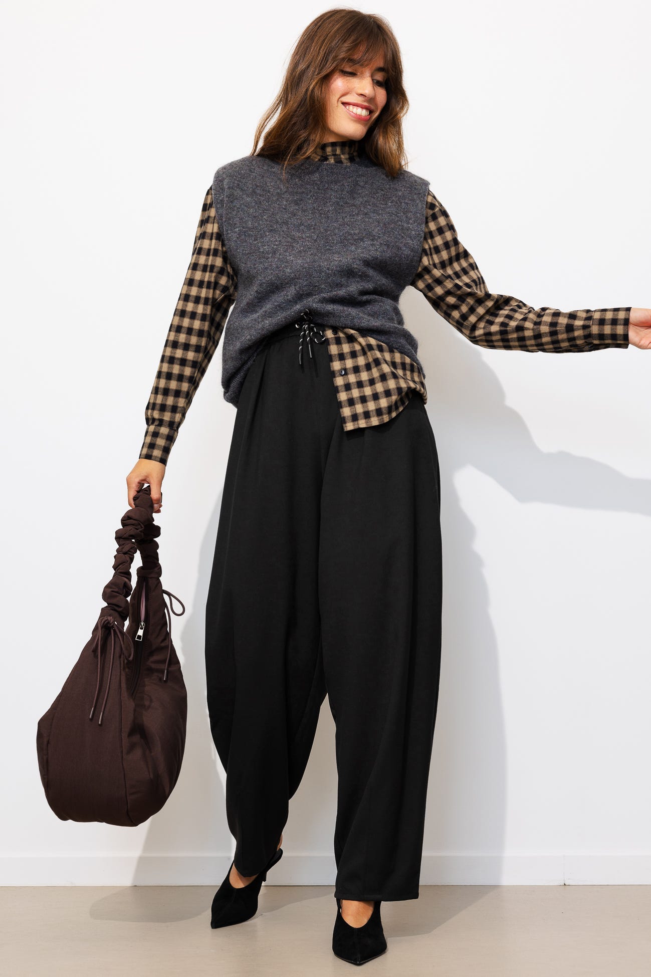 Pantalon balloon Femme