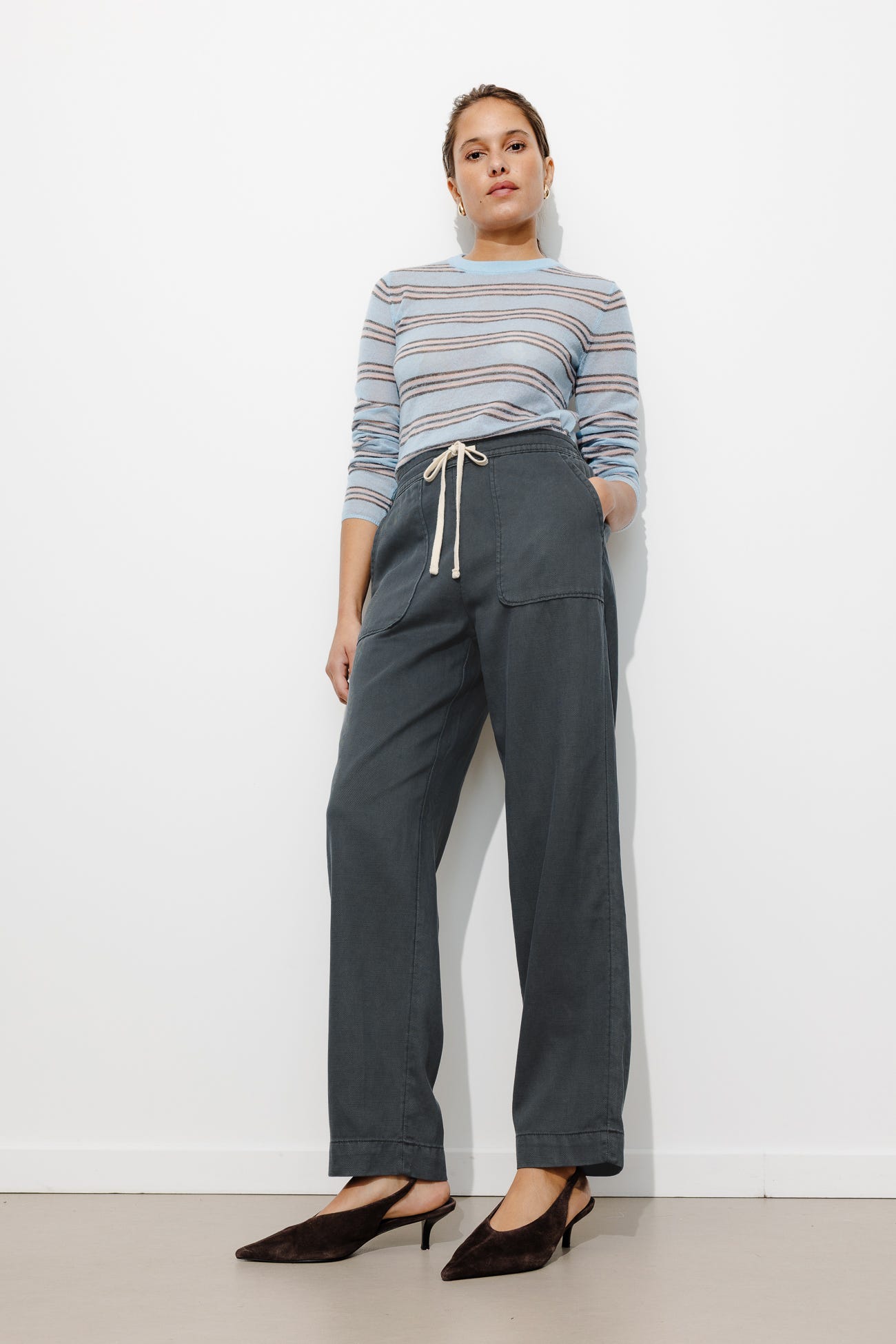 Pantalon jogpant en toile