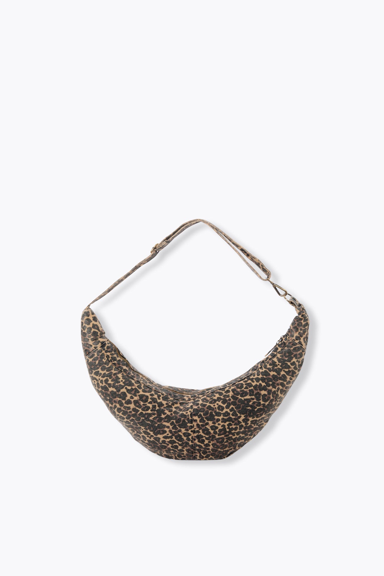 Bolso media luna leopardo