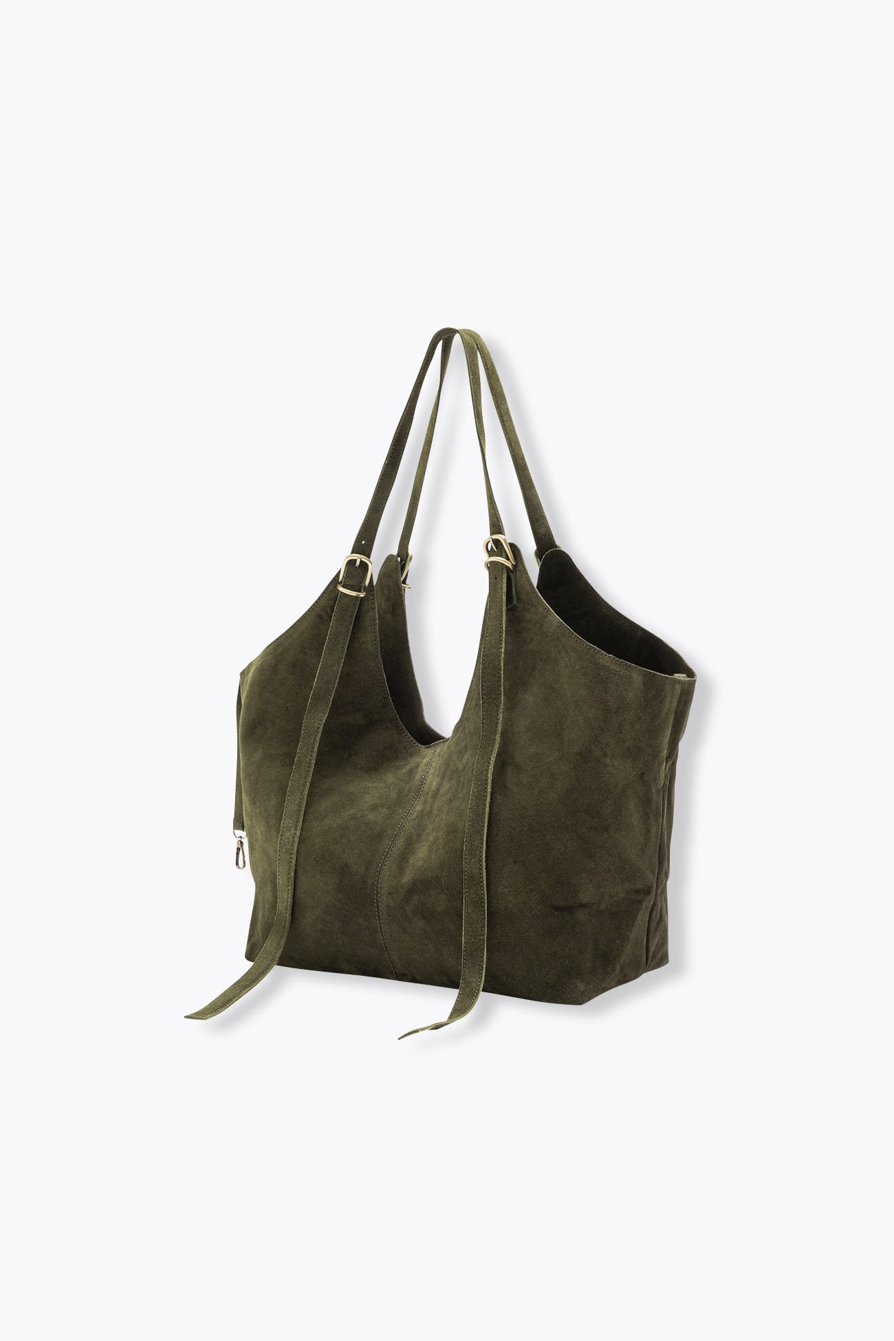 Grand sac en cuir suédé Femme